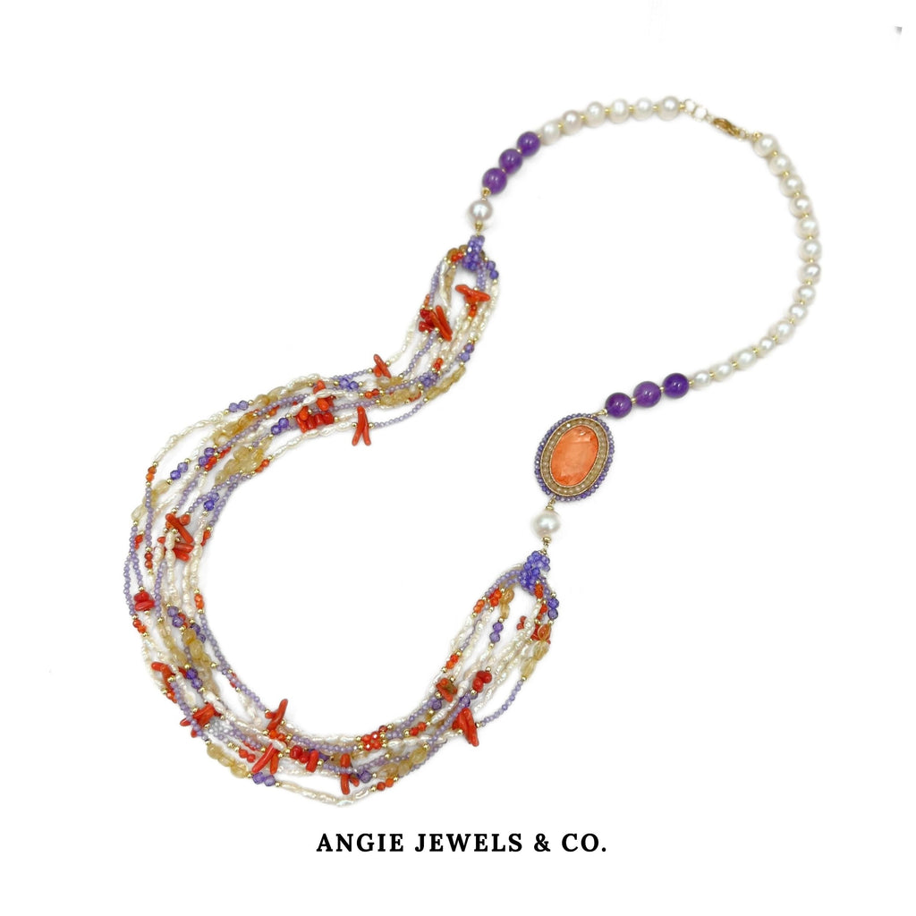 Enchanted Cascade Necklace in S925 Silver