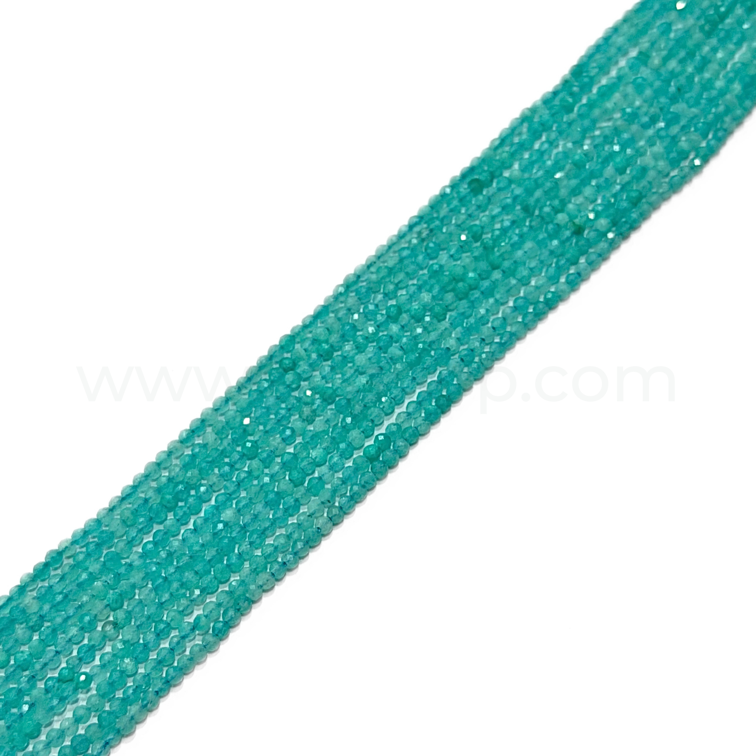Round Faceted Amazonite 2mm