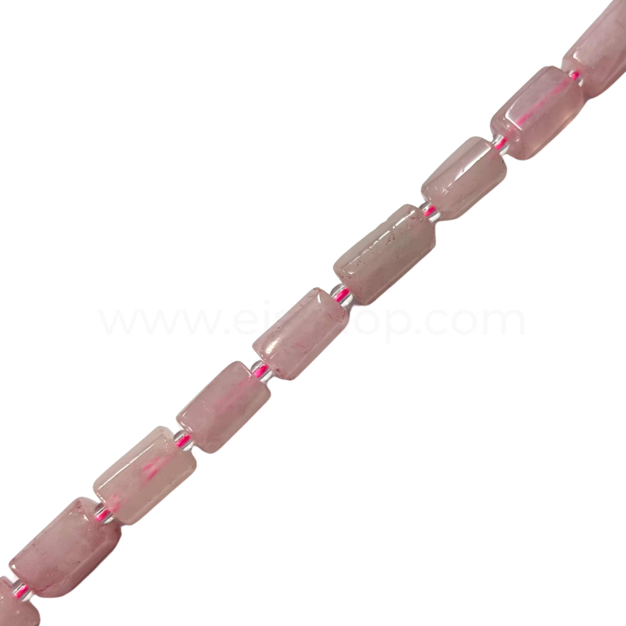 Bamboo Rose Quartz-8x12mm