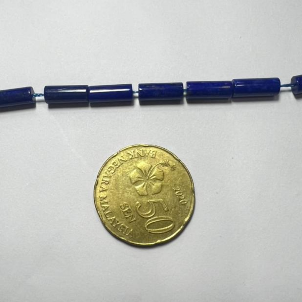 Tube Lapis Lazuli 4x8mm