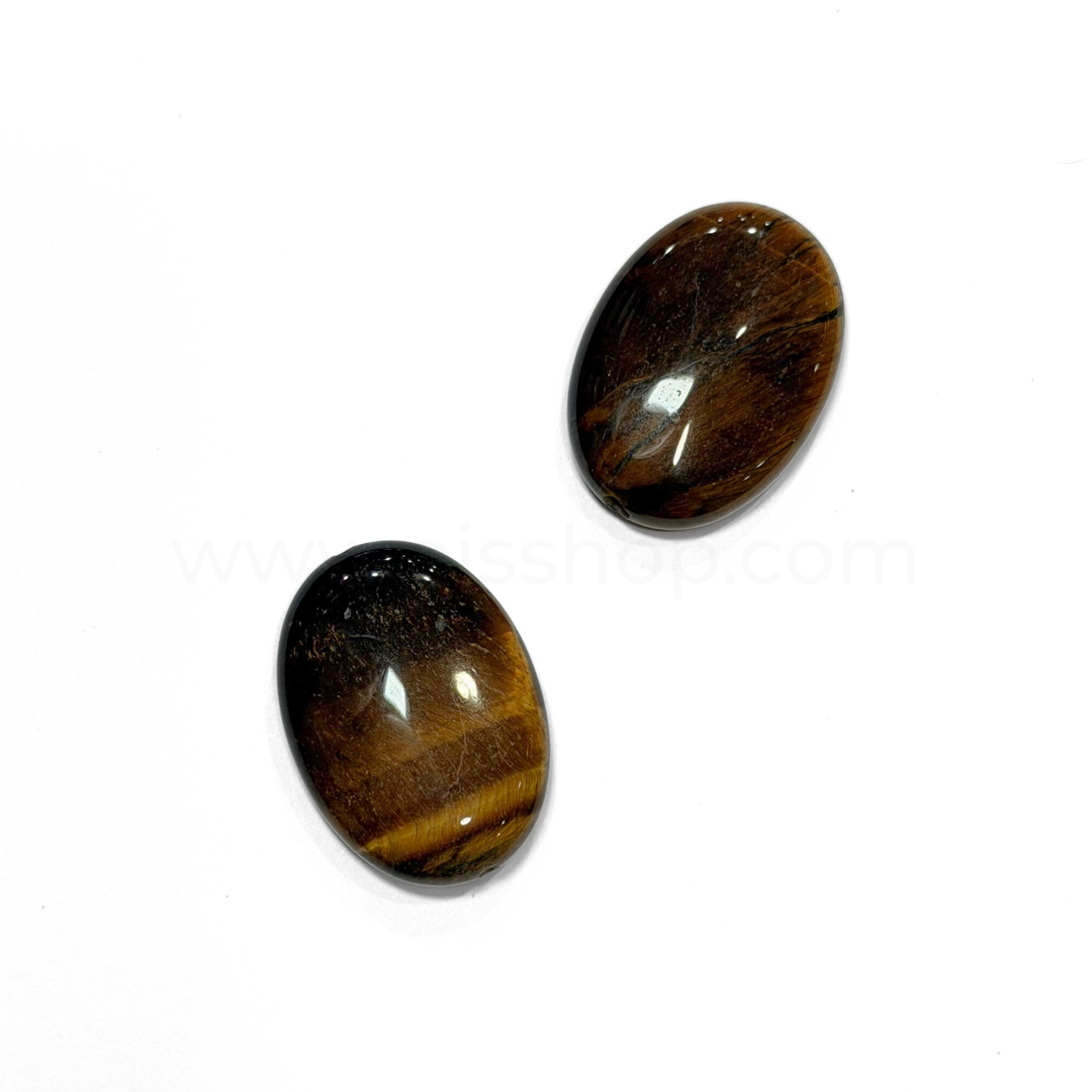 Flat Oval Tiger Eye 18mmx25mm
