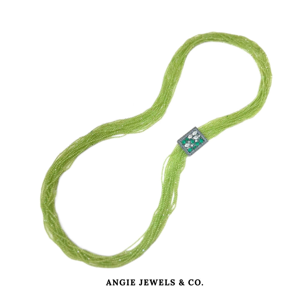 Forest Cascade Green Apatite