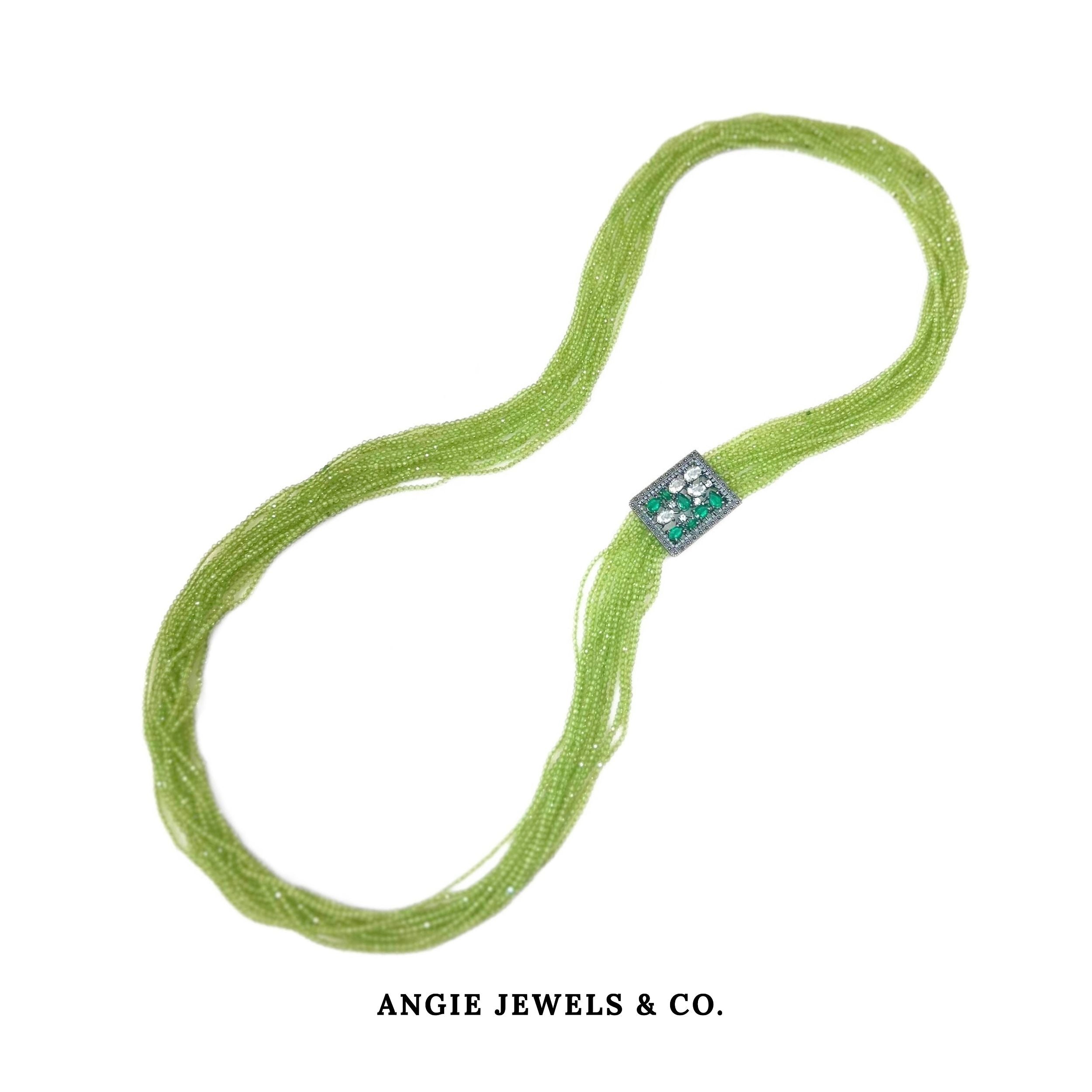 Forest Cascade Green Apatite