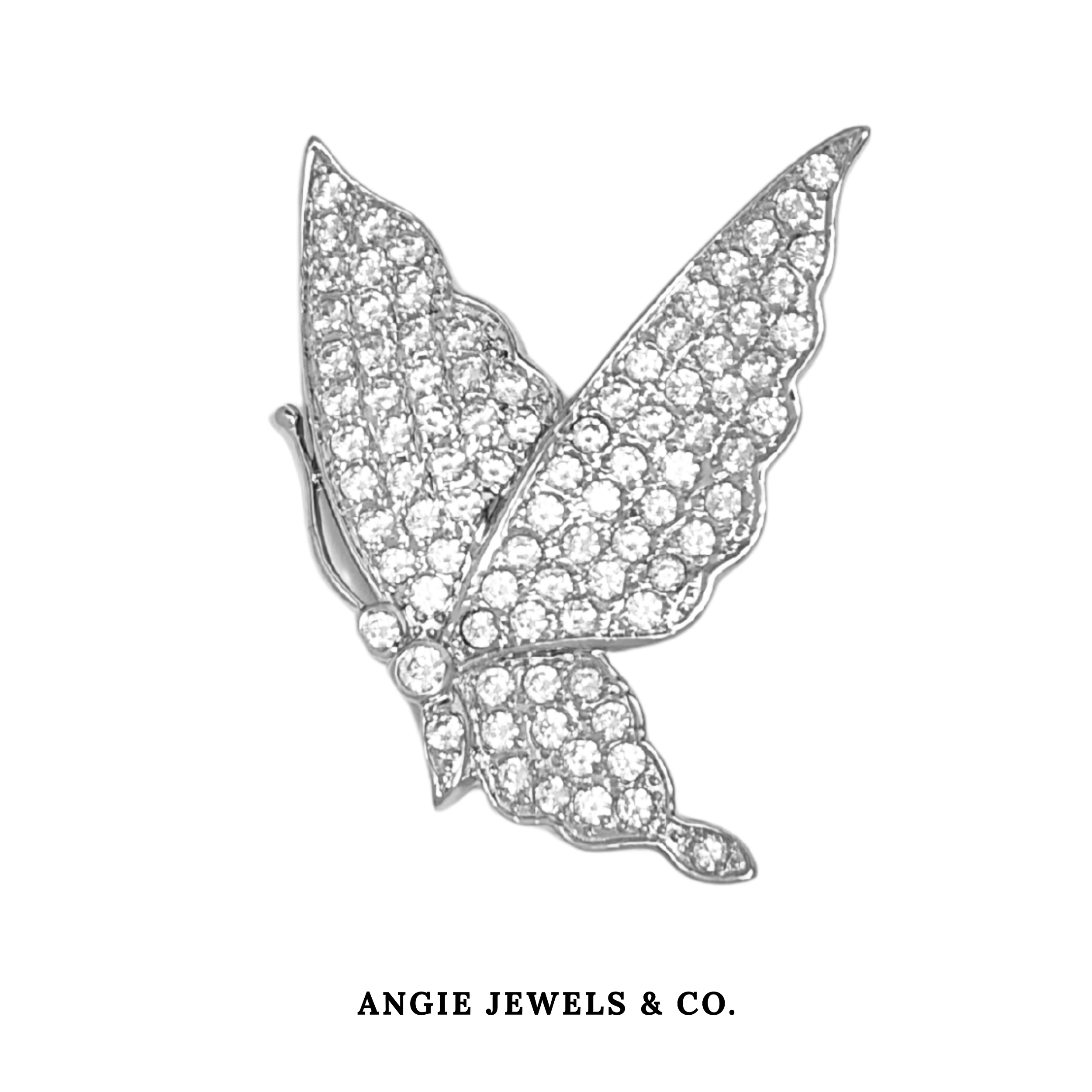 Glimmer Butterfly Brooch