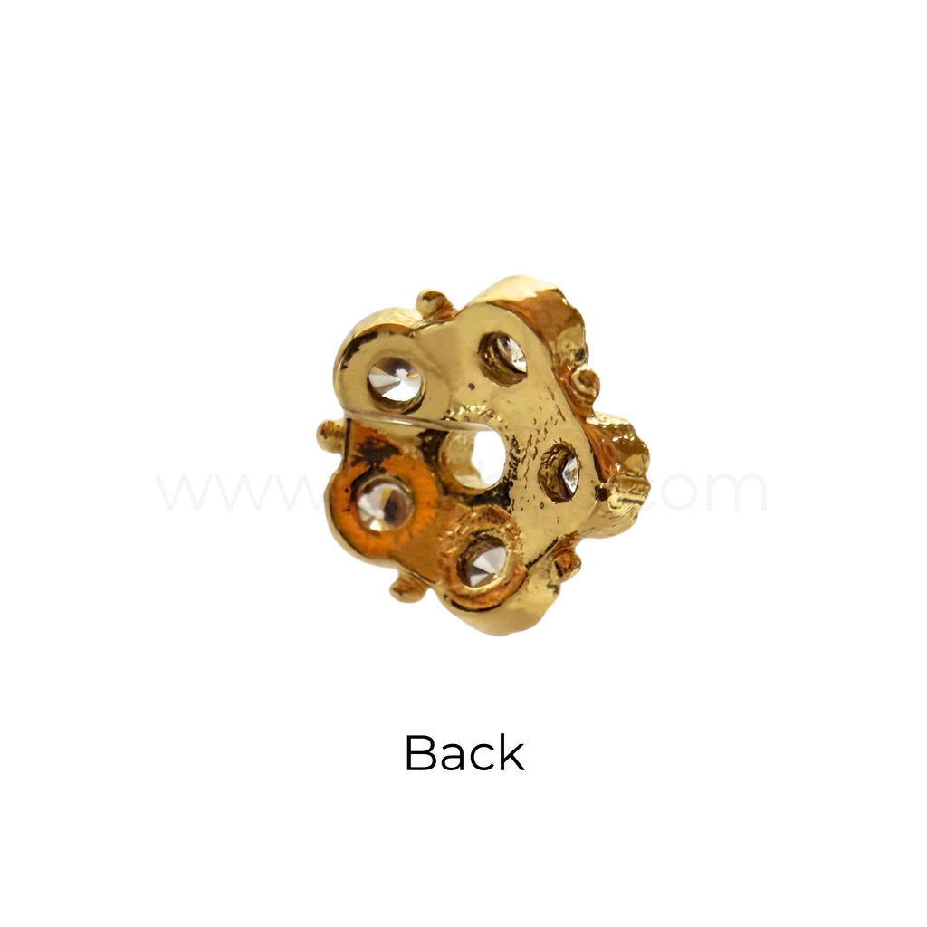 Flower Cap with Zircon 5mm