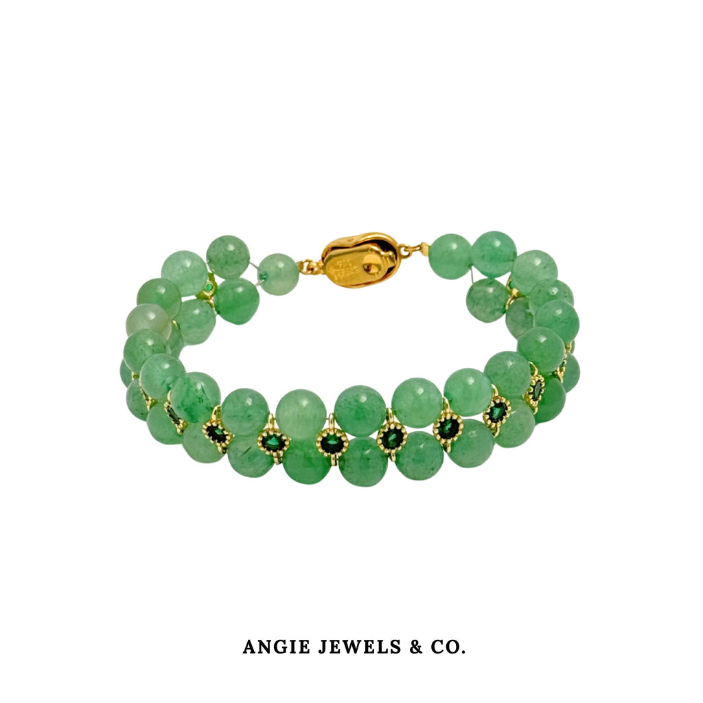Green Aventurine Crossly Bracelet