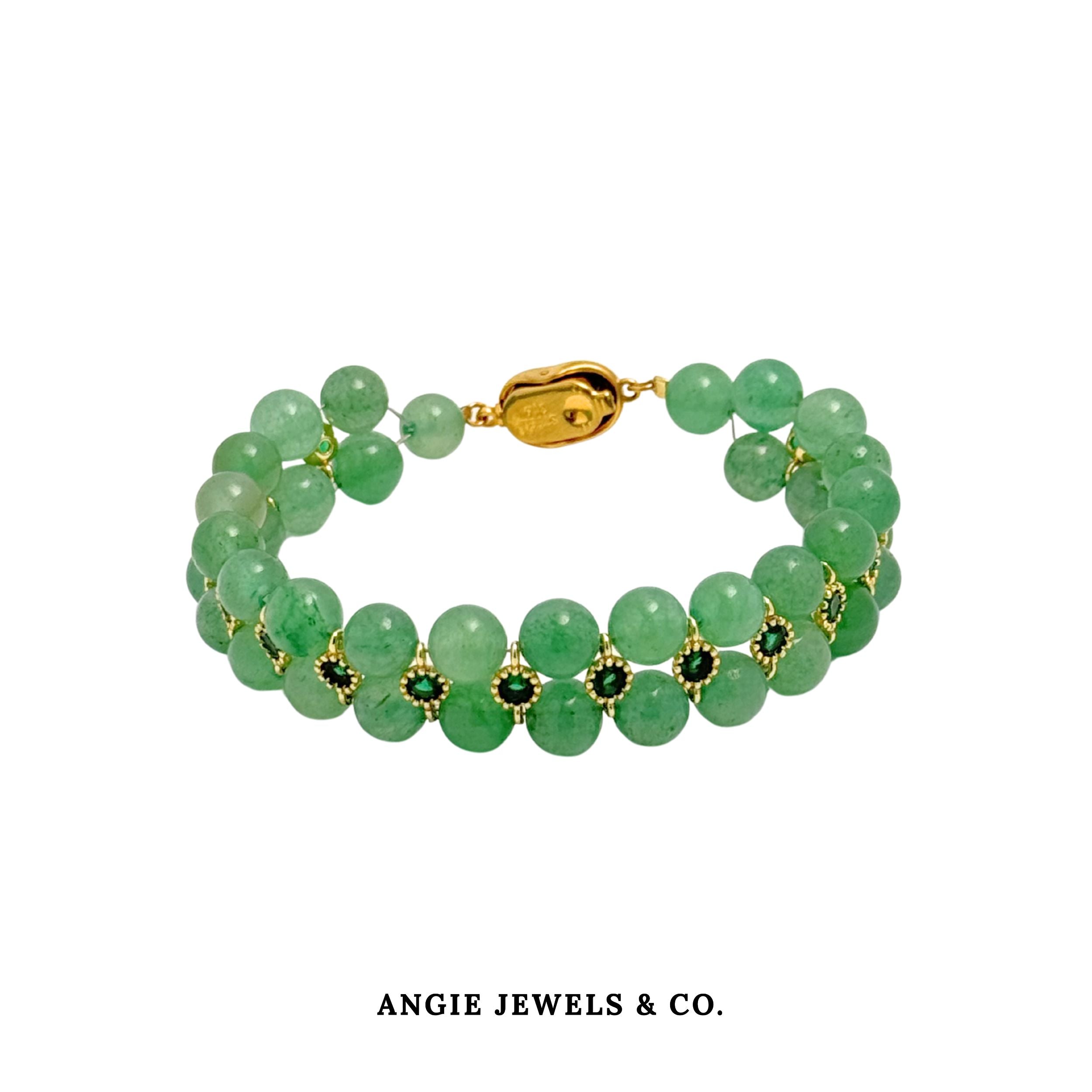 Green Aventurine Crossly Bracelet