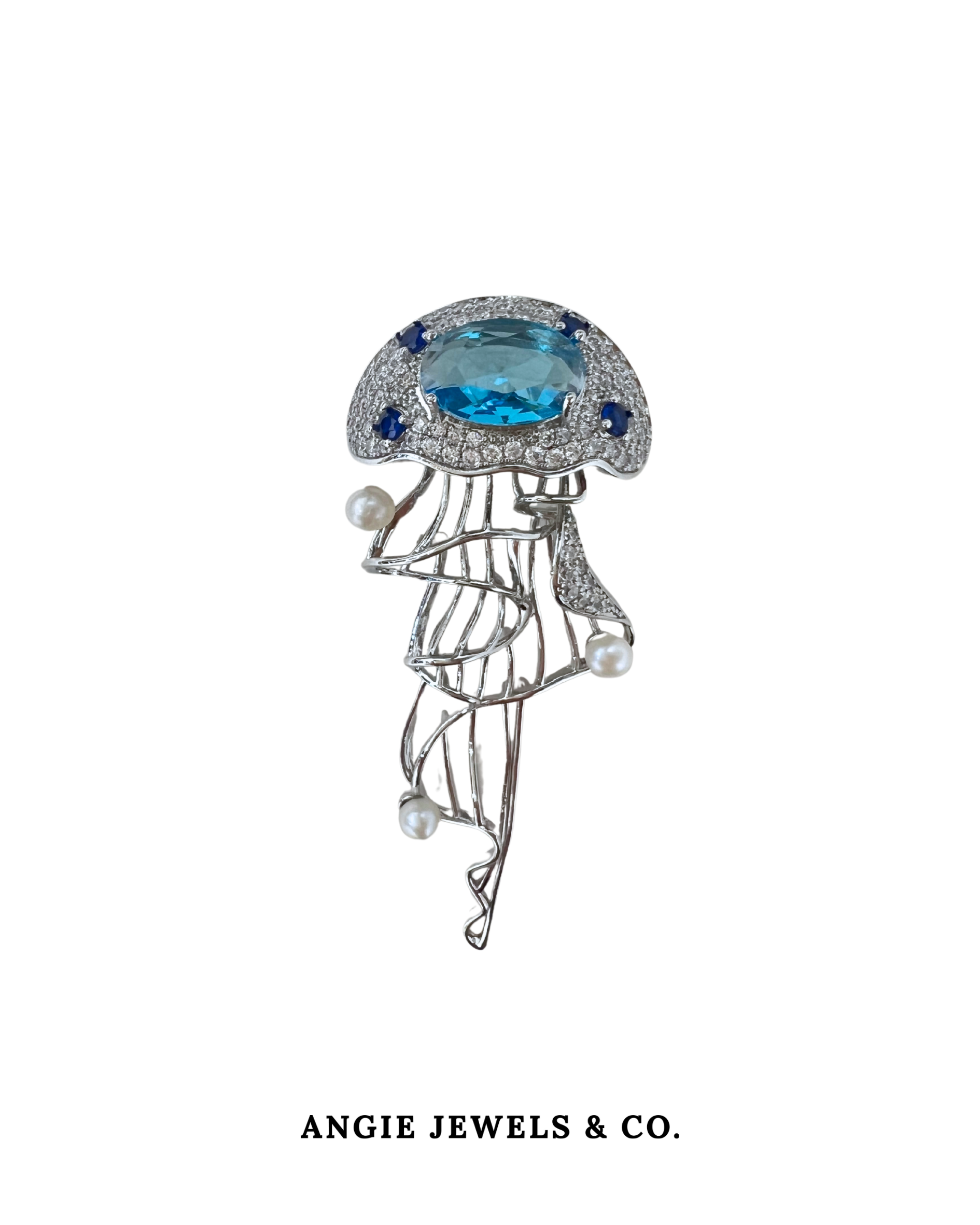 Jellyfish Brooch