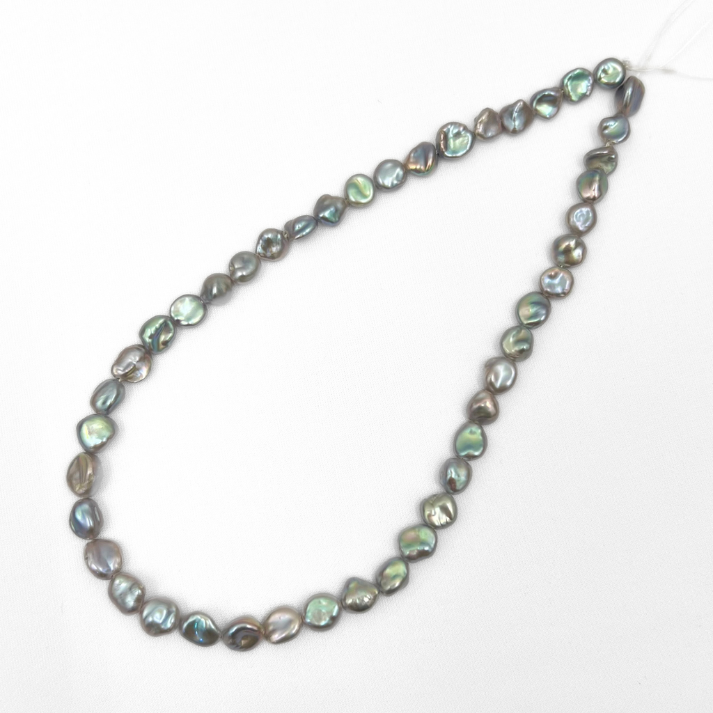 Keshi Grey 8mmx9mm Grade A Pearls
