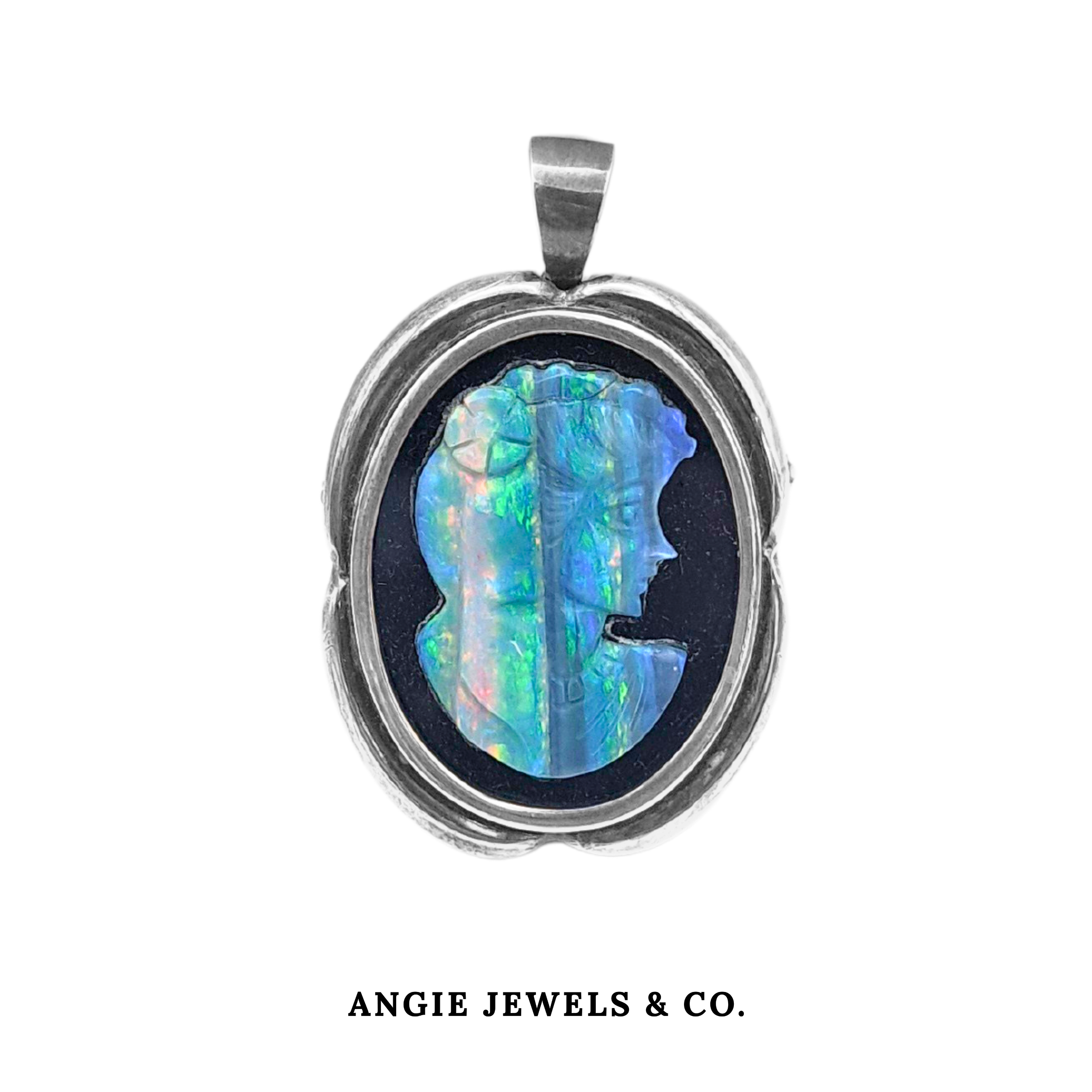 Kore Cameo Opal (small) Brooch/Pendant