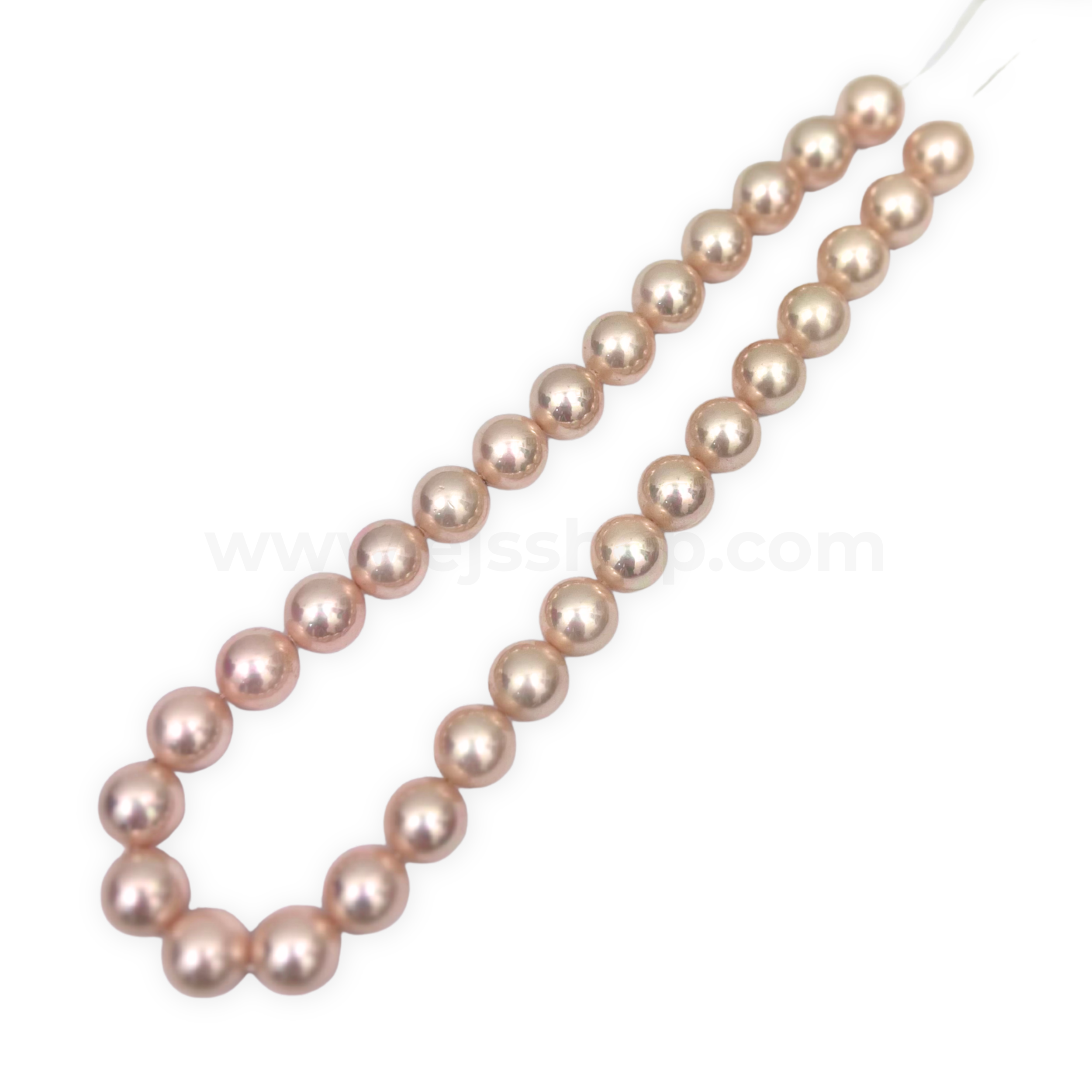 Light Pink with Mild Iridescent 12mm Shell Pearl