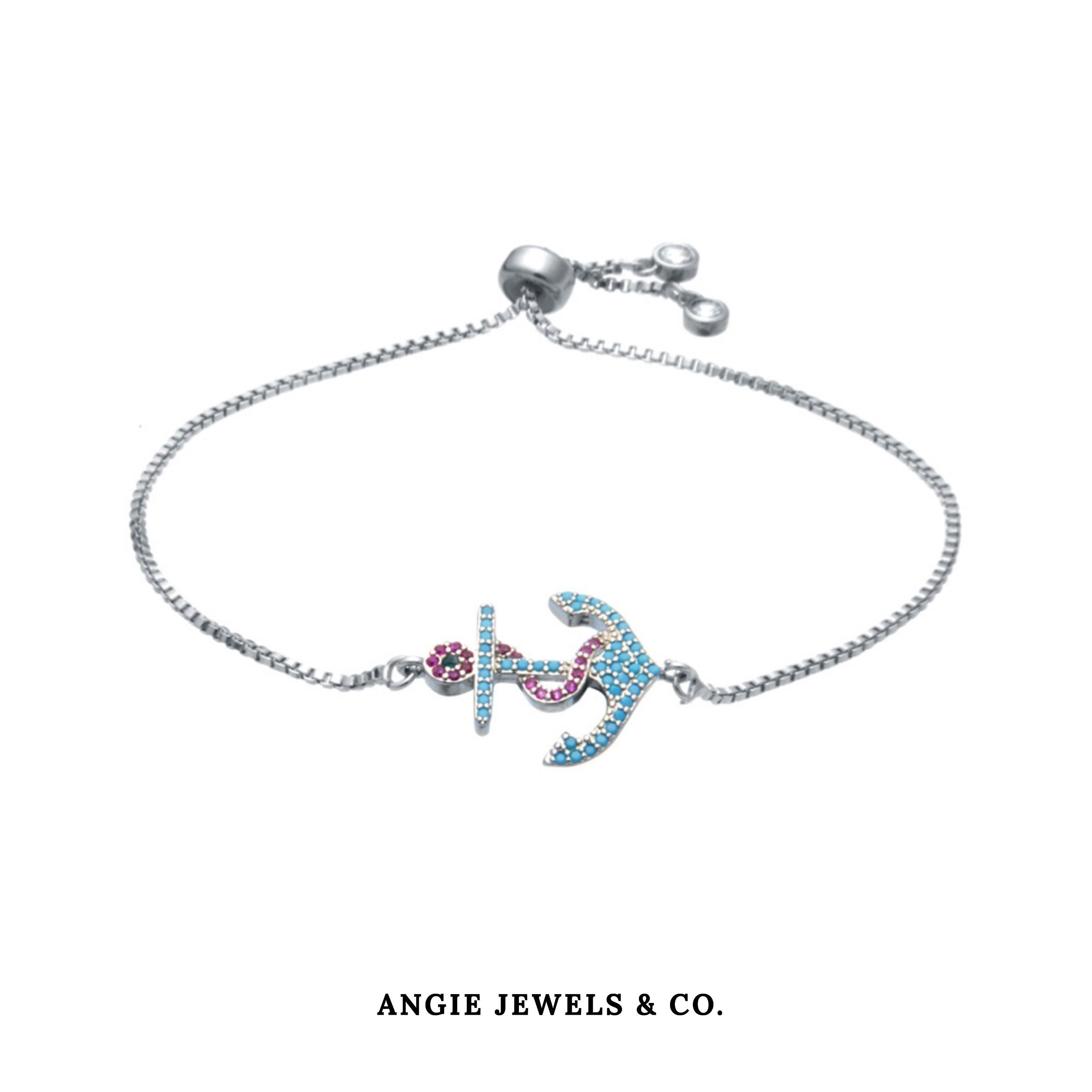 Luna Anchor Adjustable Bracelet
