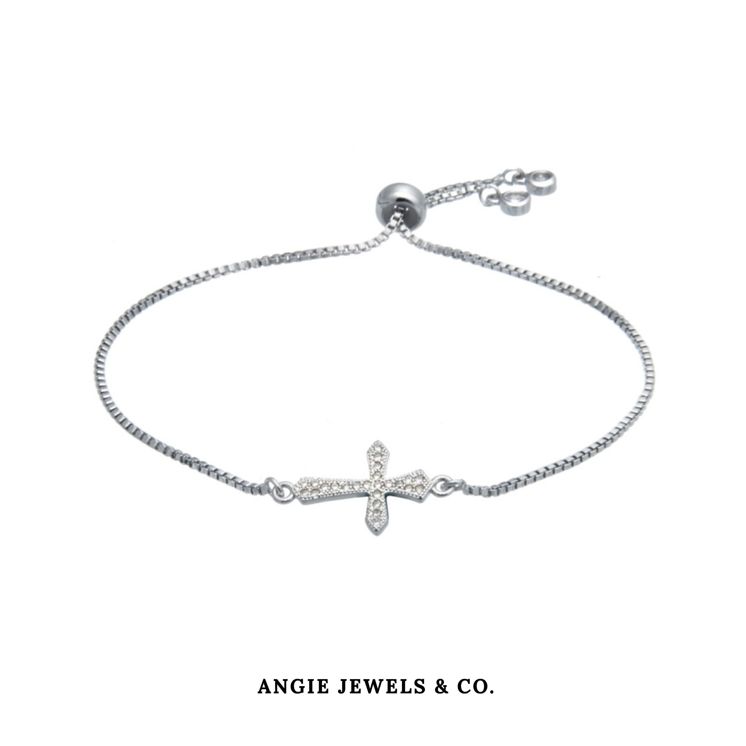 Luna Cross Adjustable Bracelet