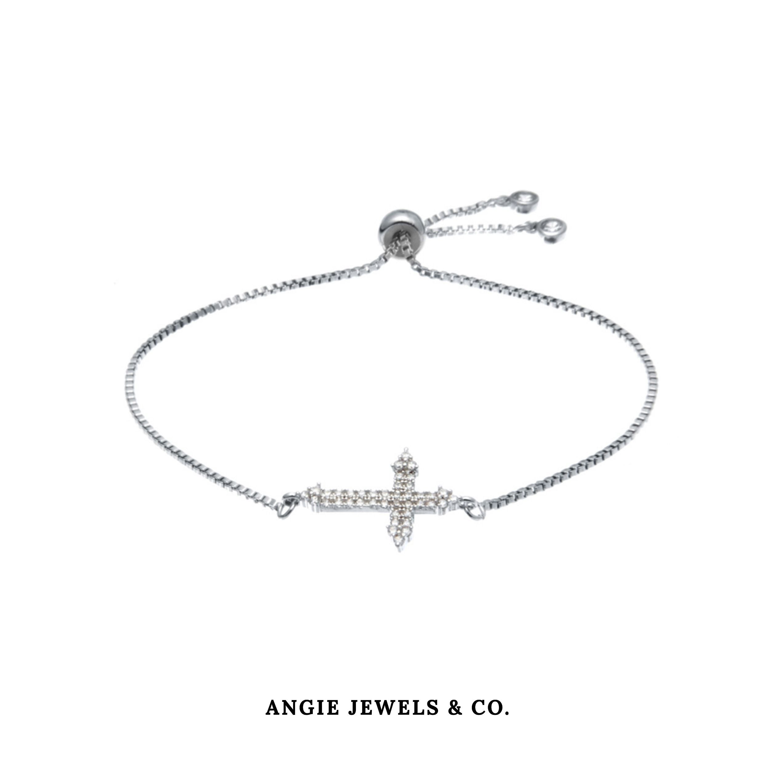 Luna Journey Cross Adjustable Chain Bracelet