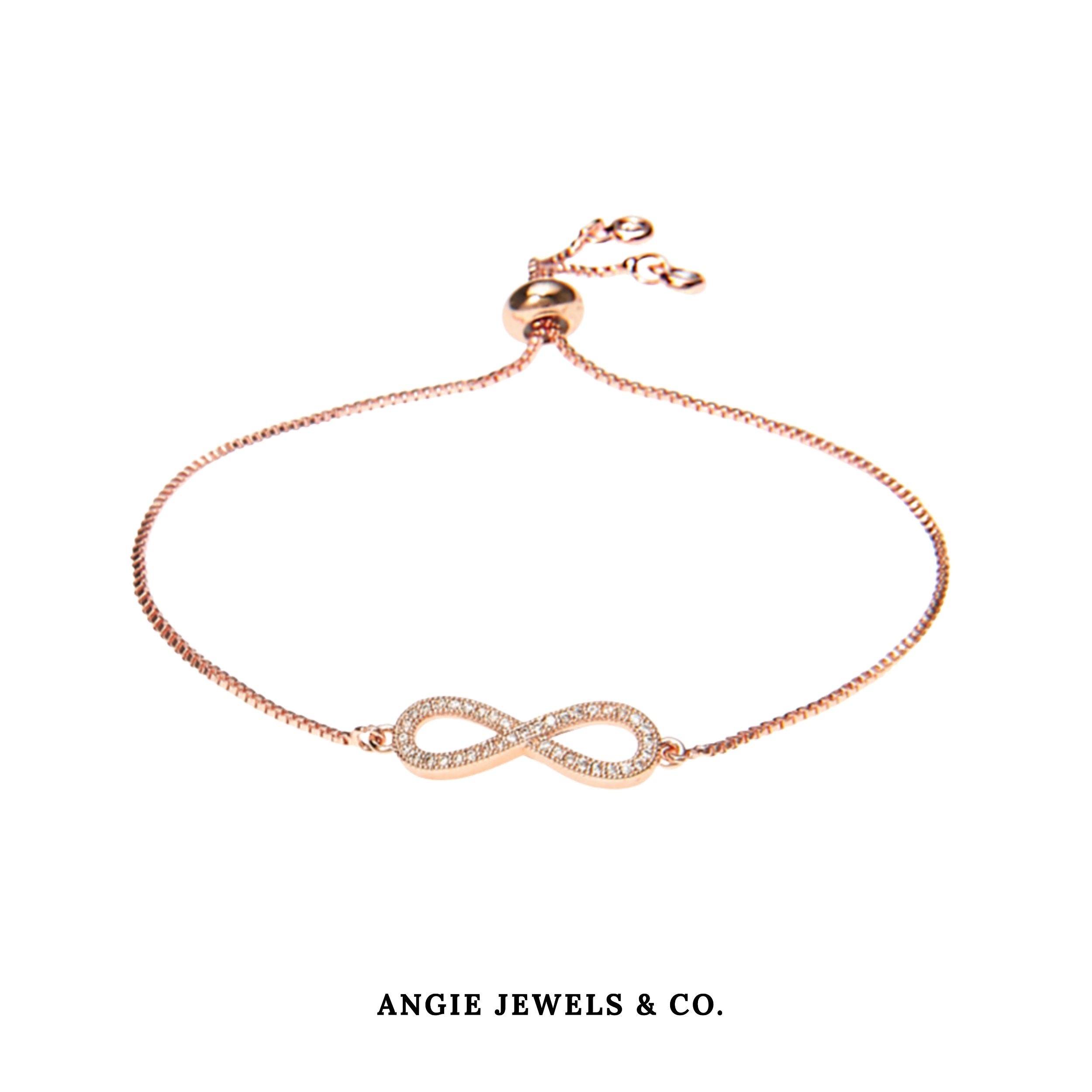 Luna Rosey Infinity Adjustable Bracelet