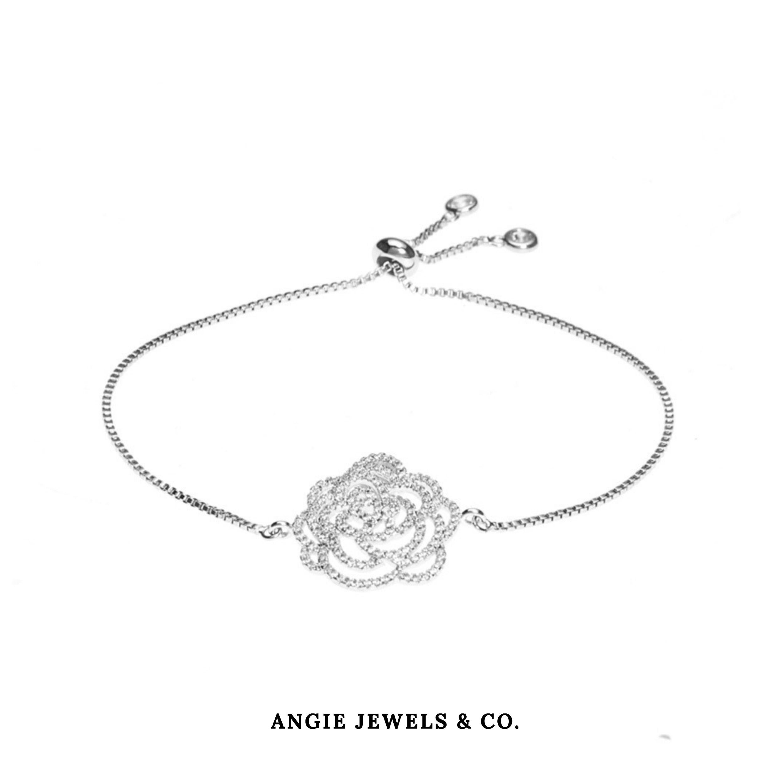 Luna Rosette Adjustable Bracelet