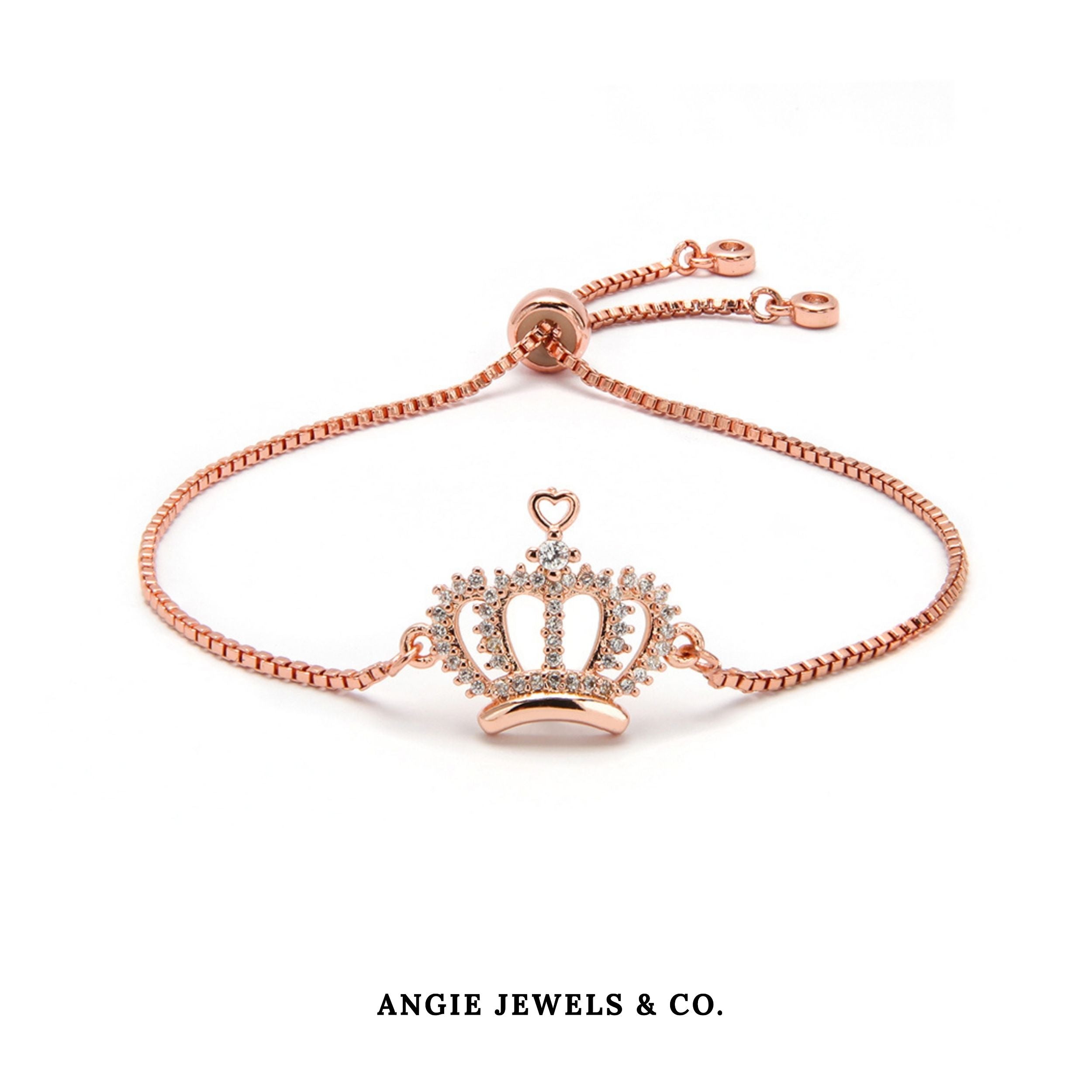 Luna Rosey Crown Adjustable Bracelet