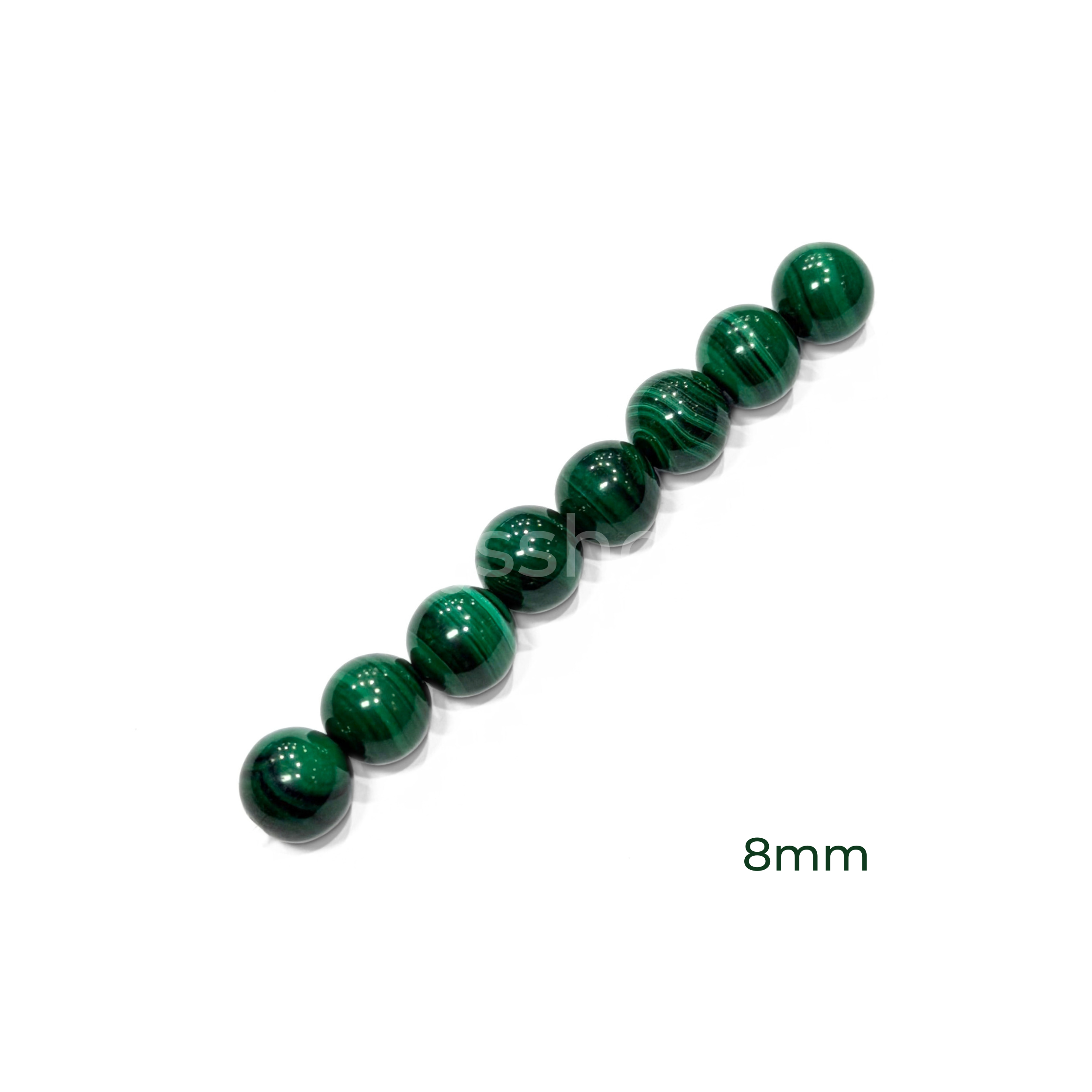 Round Malachite - 6mm, 8mm, 10mm