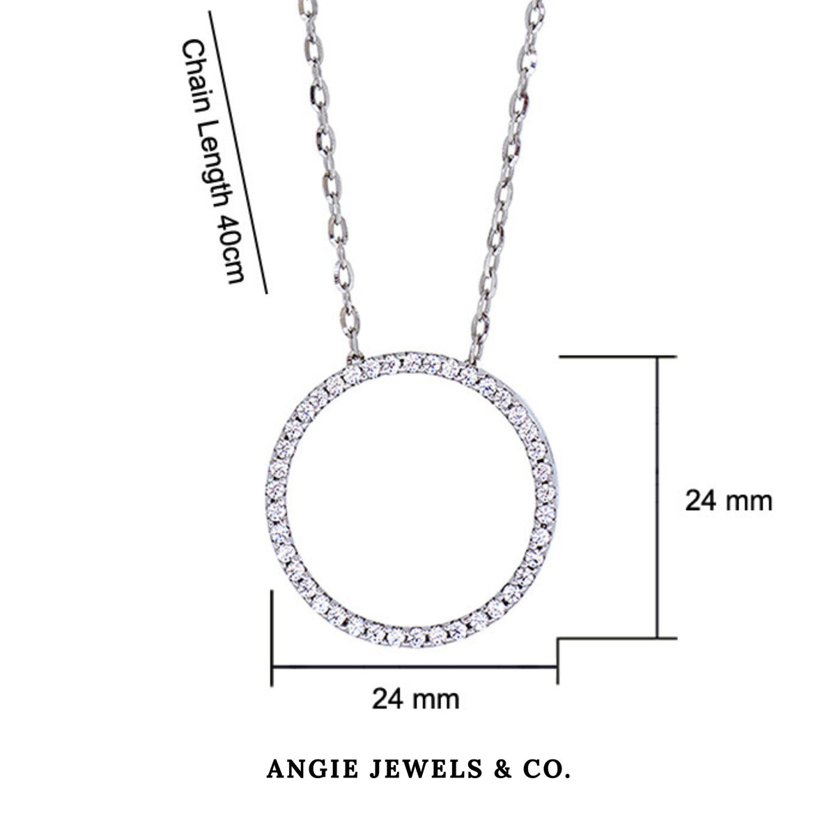 Multiway (Large) Ring Pendant Necklace