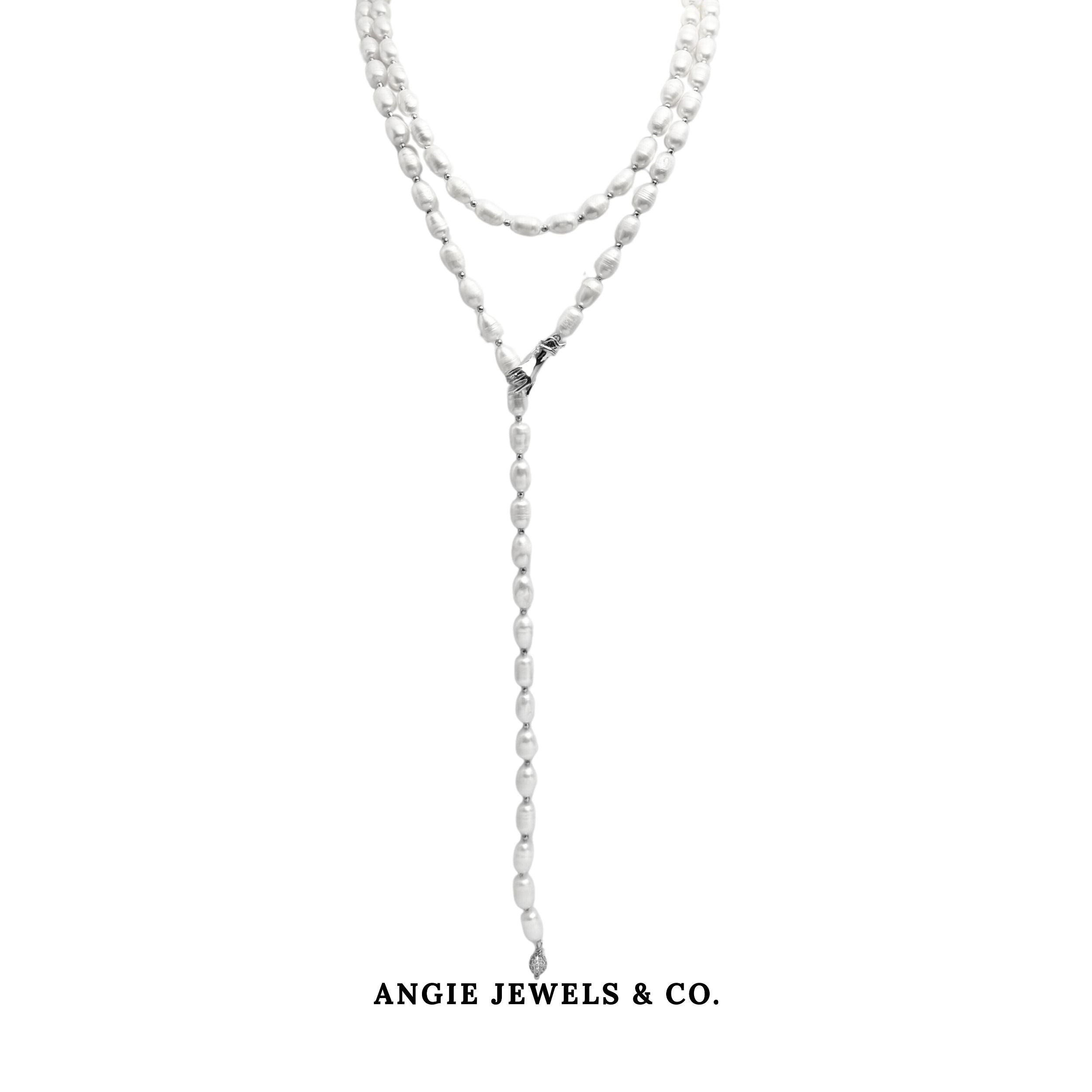 Multiway Necklace Freshwater Pearl 8-9mm