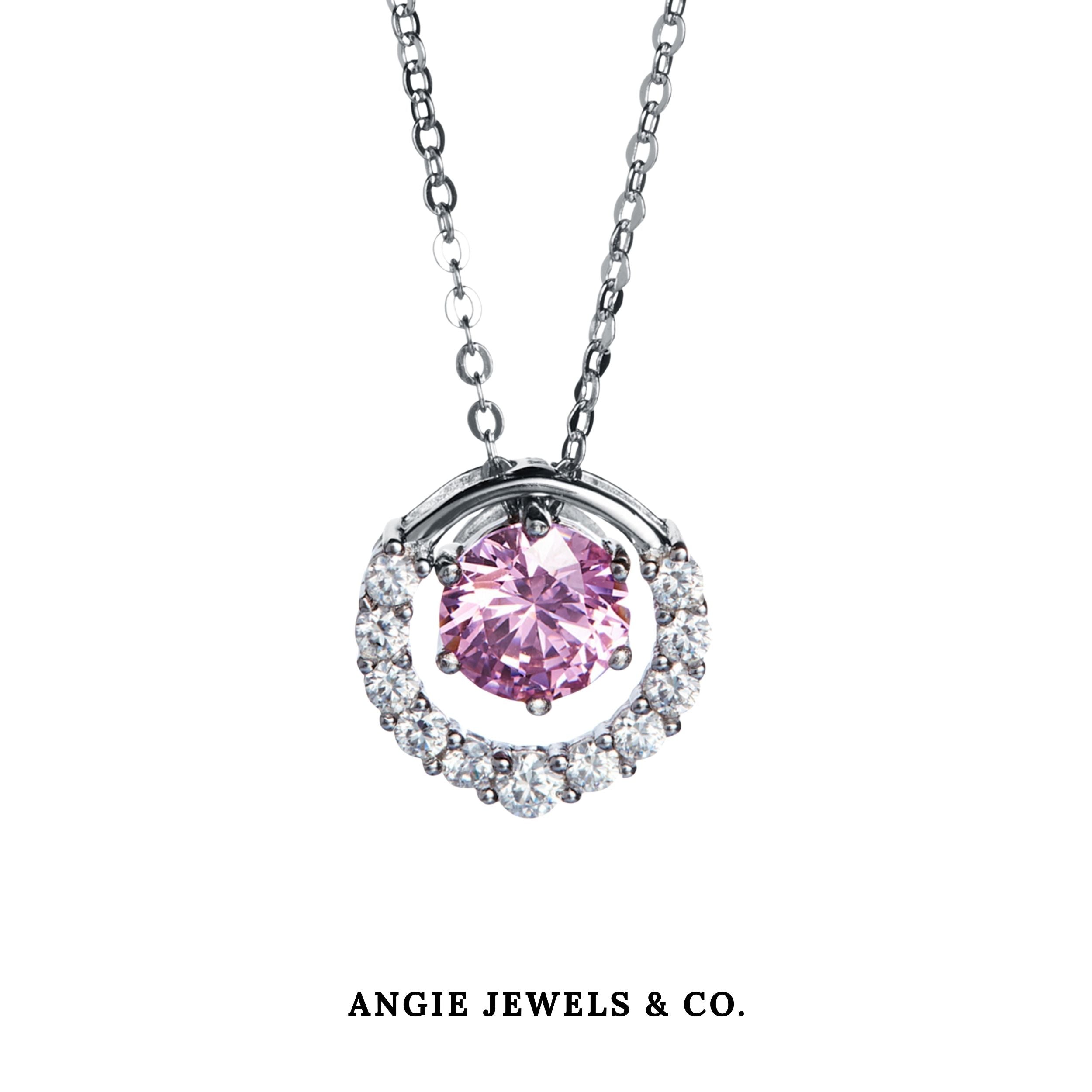 Multiway Pink Pendant Necklace Premium