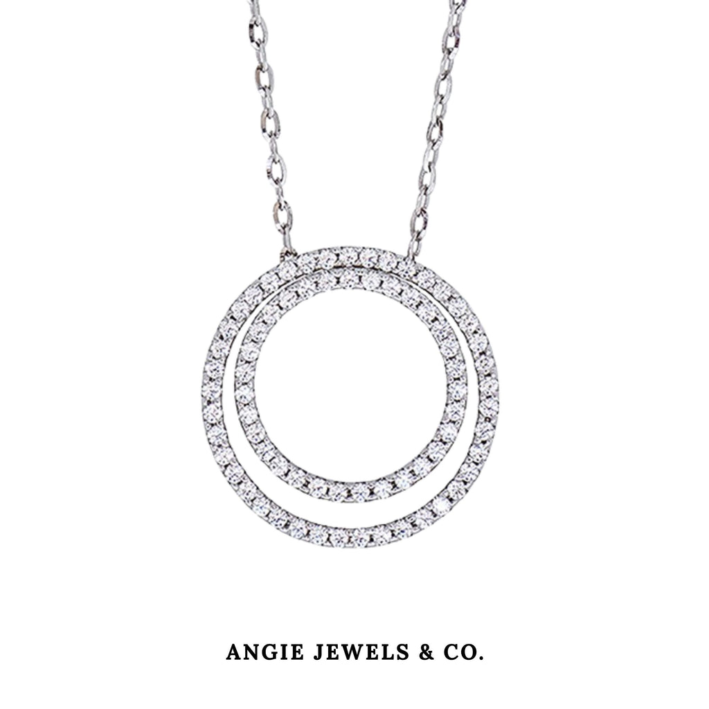 Multiway Ring Duo Pendant Necklace