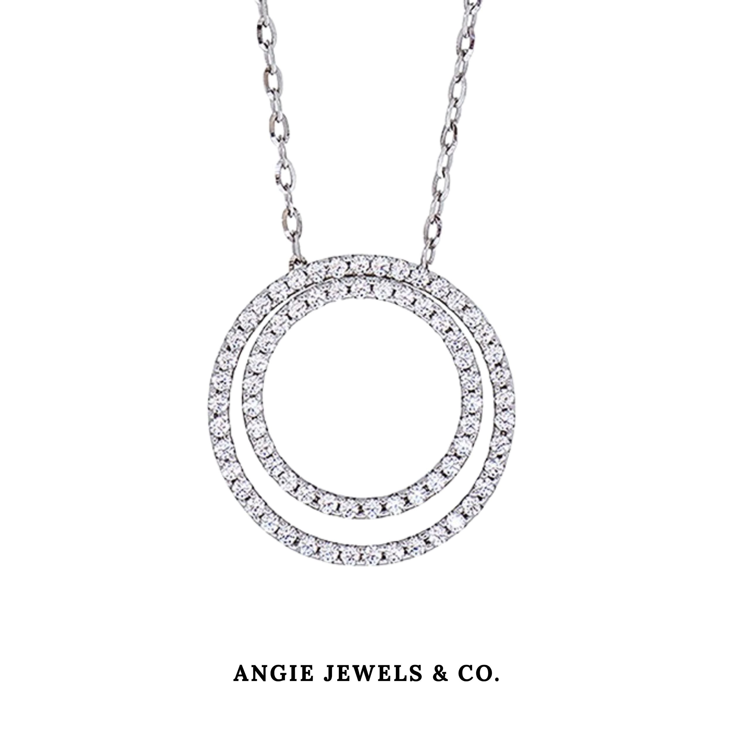 Multiway Ring Duo Pendant Necklace