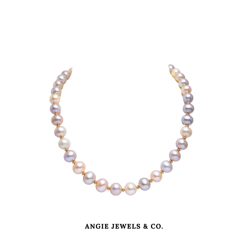 Natalie Pastel Freshwater Pearl Necklace