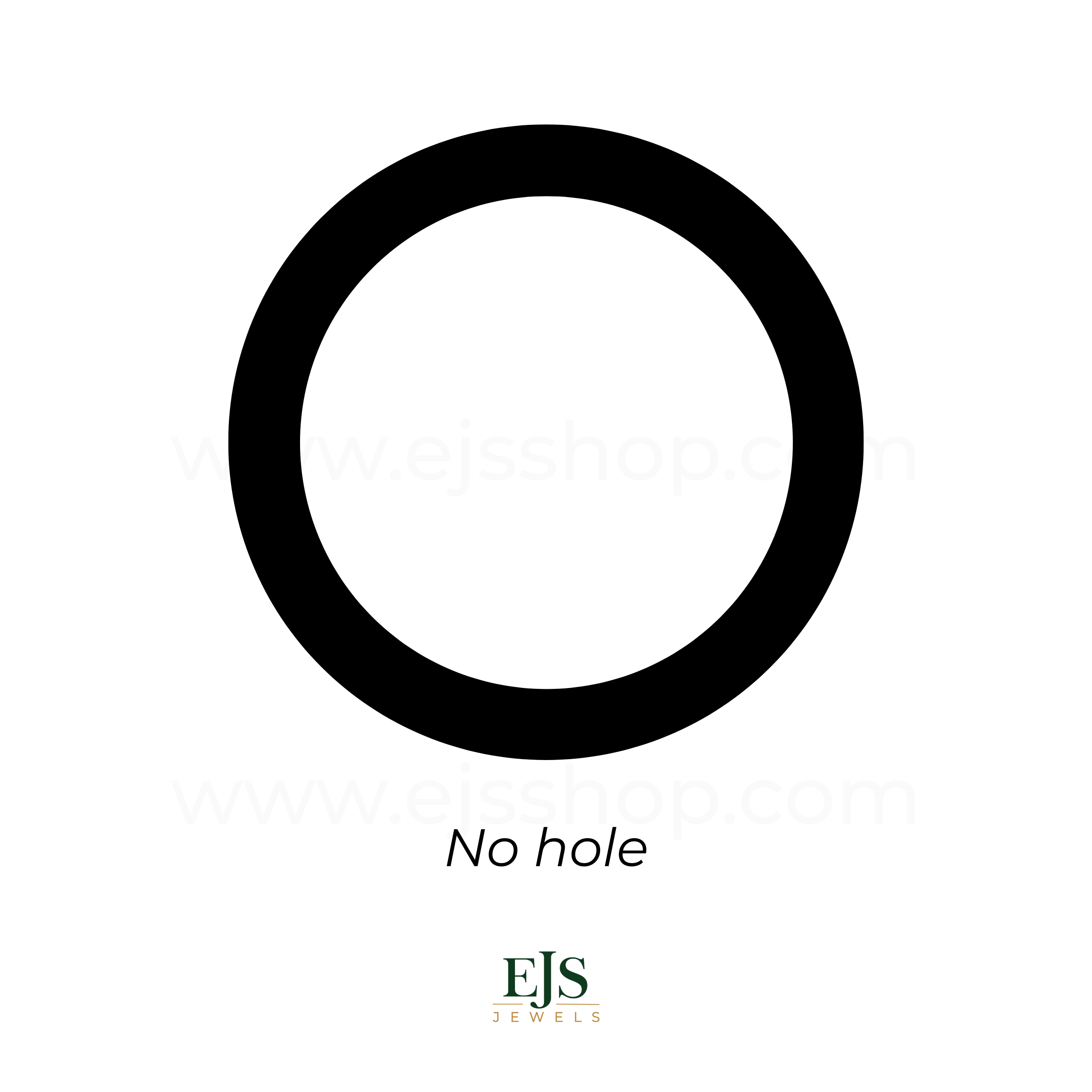 Puff Ring Black Agate 10mm