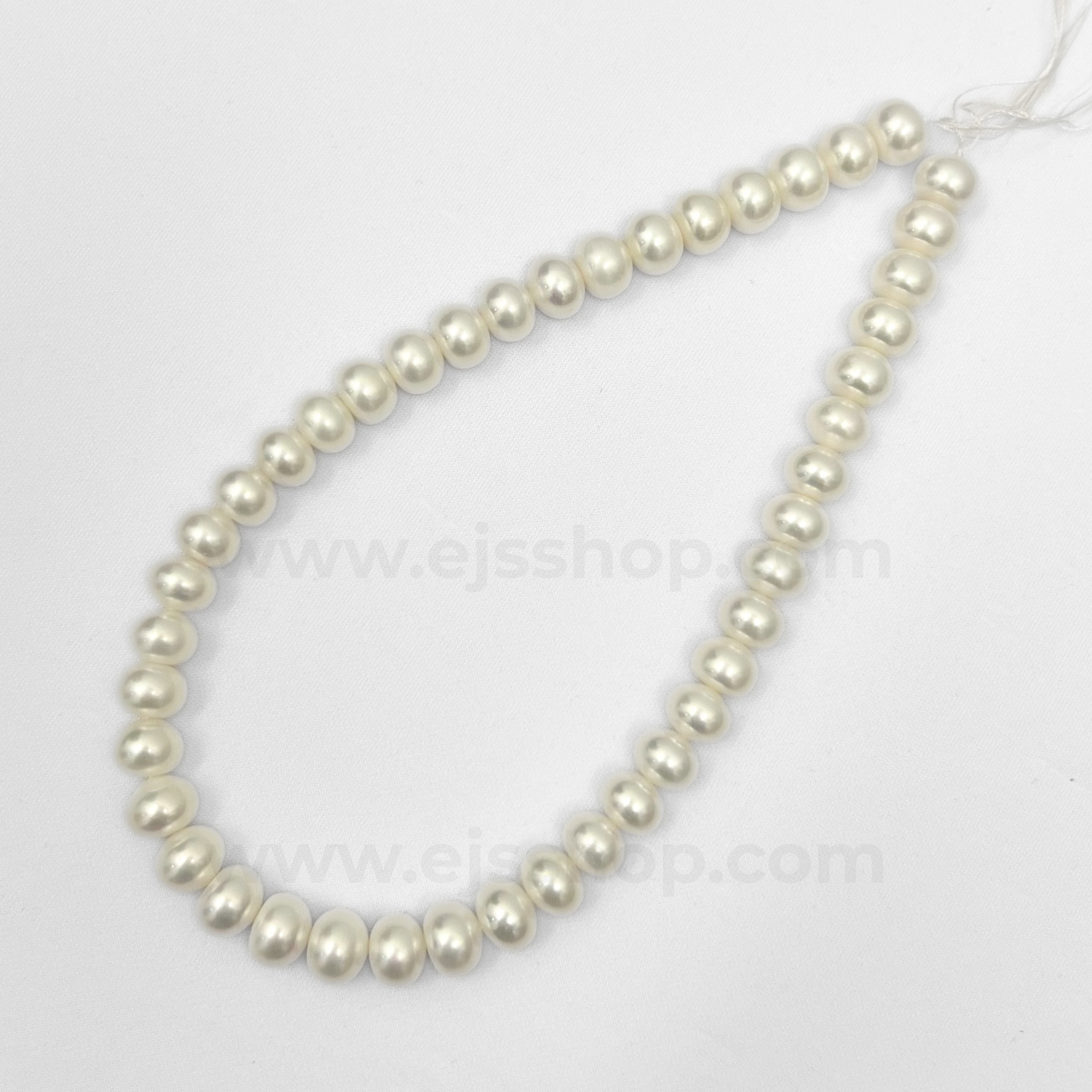 Ooblong White 11mm -12mm Grade AA Freshwater Pearls - 2030