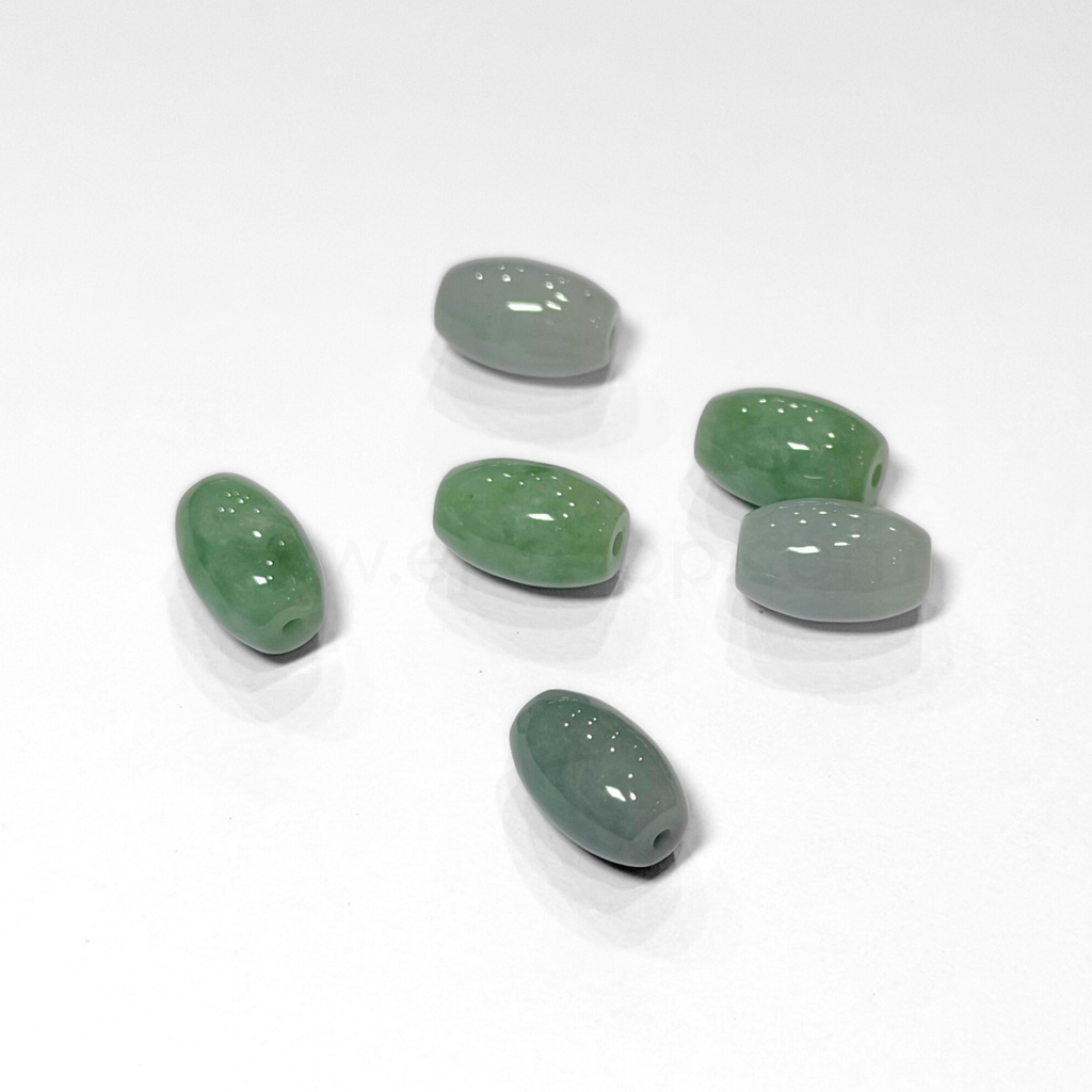 Oval Drum Jadeitte 7mmx11.5mm