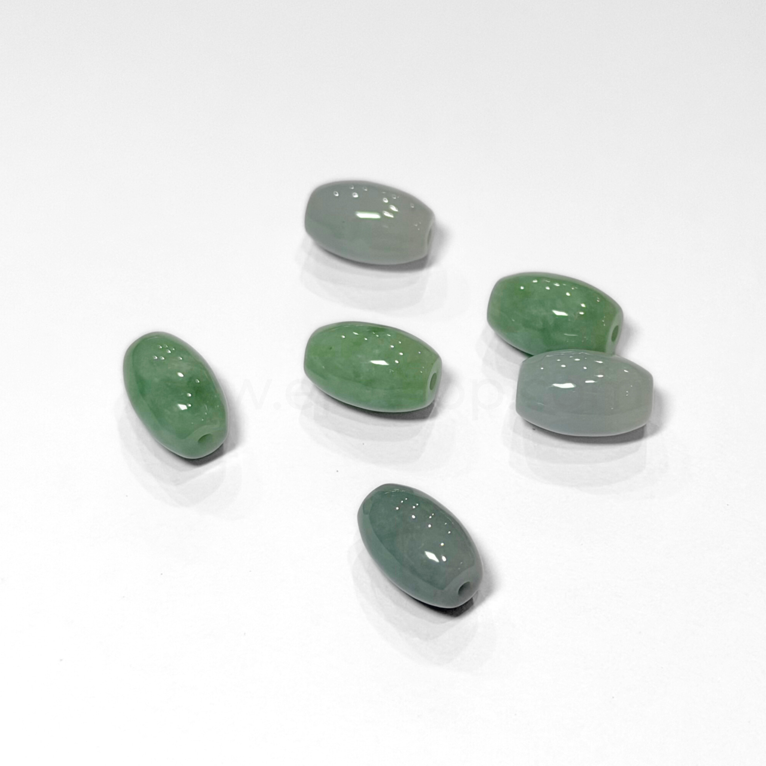 Oval Drum Jadeitte 7mmx11.5mm