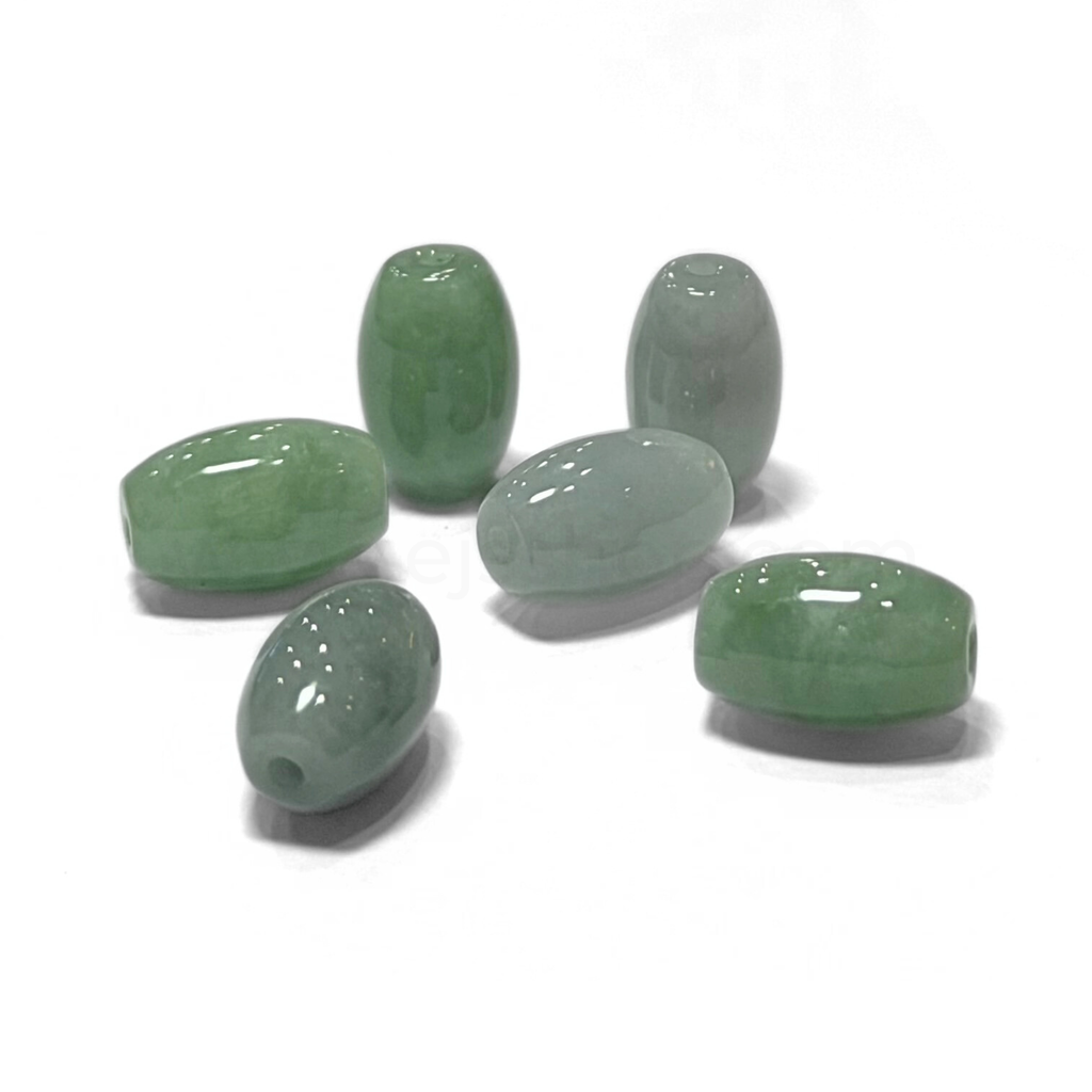 Oval Drum Jadeitte 7mmx11.5mm