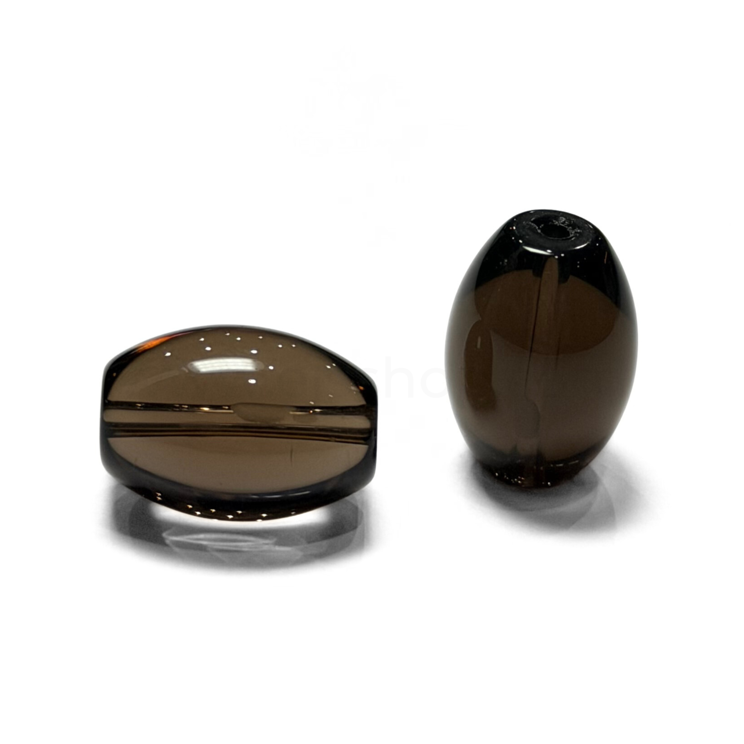 Oval Drum Smoky Quartz 13mmx18mm