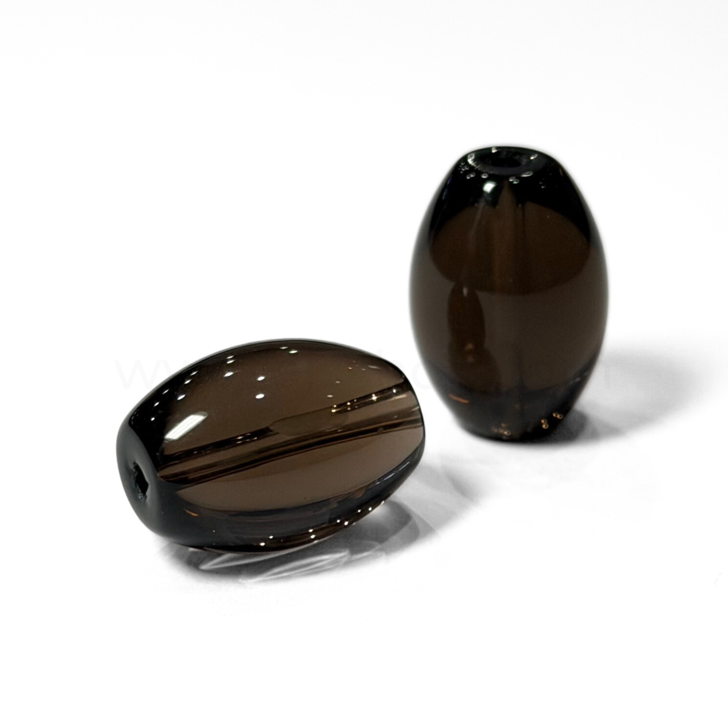 Oval Drum Smoky Quartz 13mmx18mm