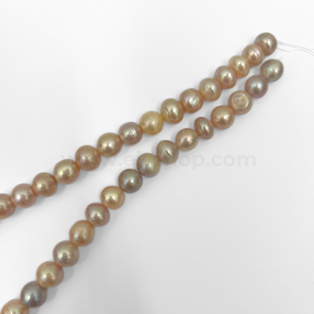 Pastel 11mm-12mm Multi-colour Potato Freshwater Pearls