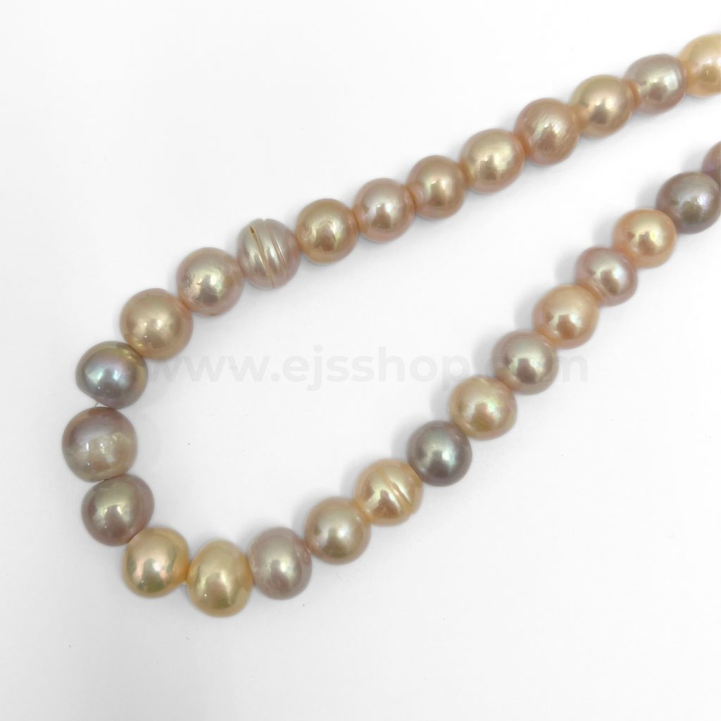 Pastel 11mm-12mm Multi-colour Potato Freshwater Pearls