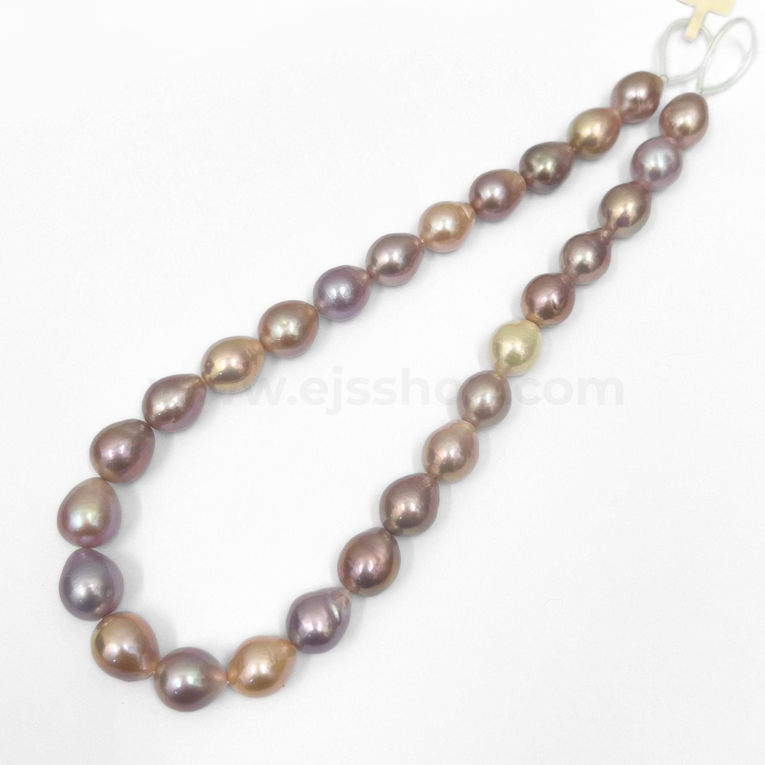 Pastel Teardrop 12mm - 14mm Grade AA Multi-colour Freshwater Pearls