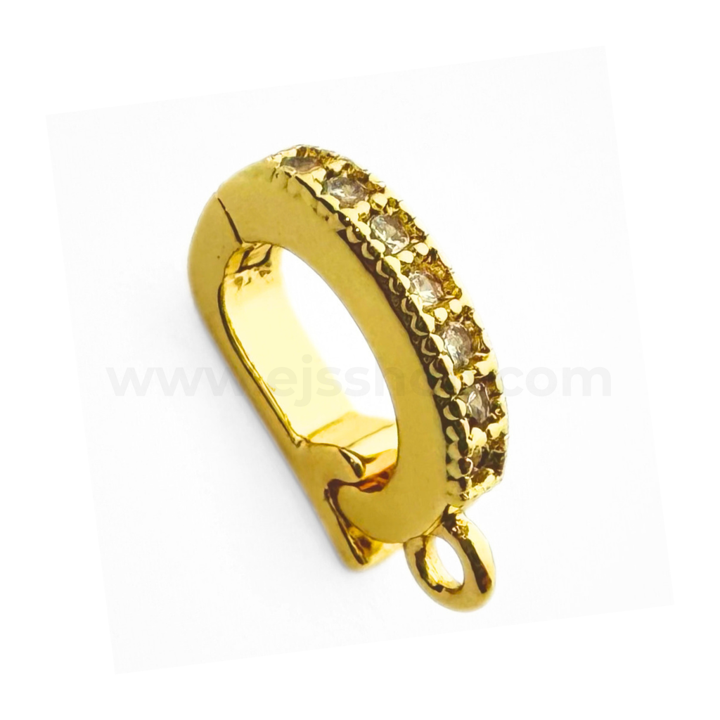 Pave Enhancer Close Ring 7x11mm