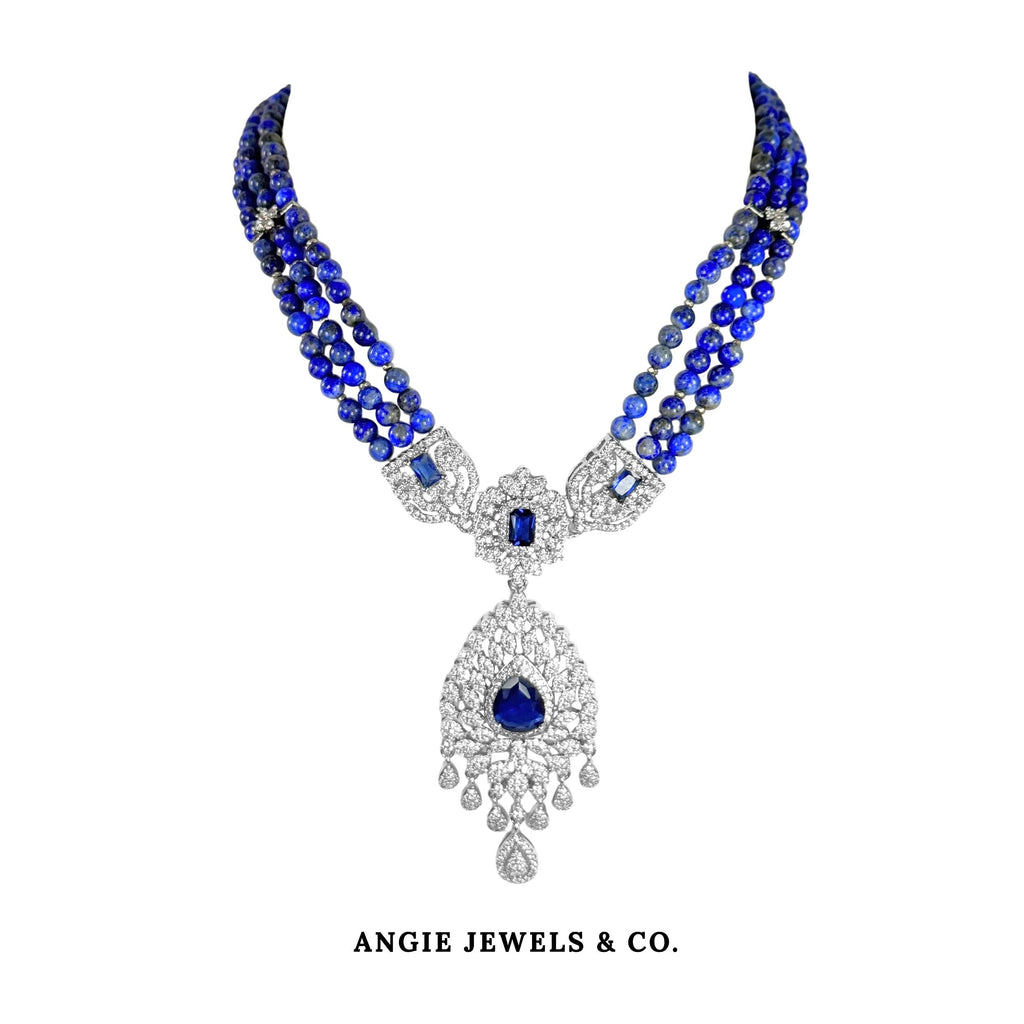 Peacock Lapis Lazuli Necklace