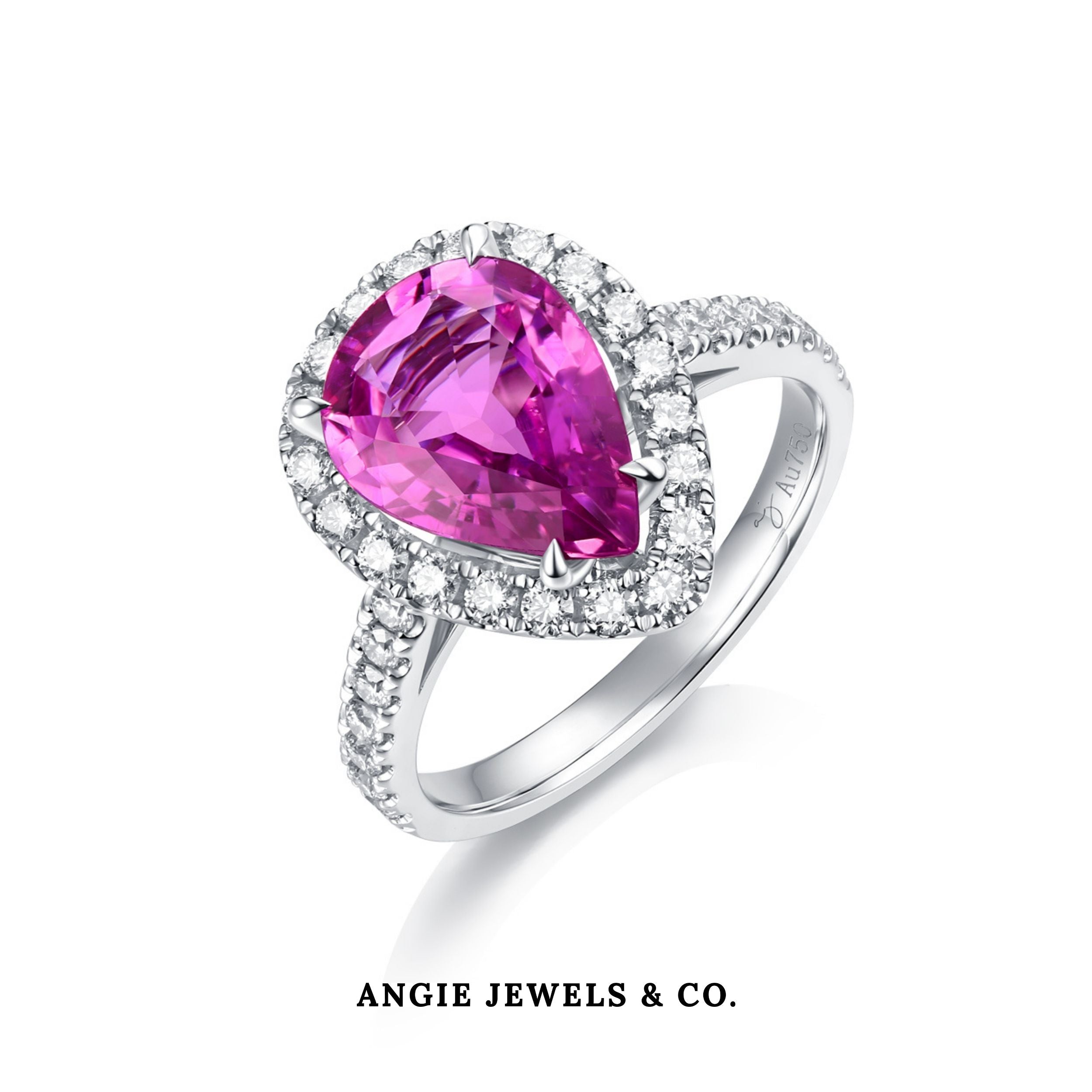 Aurélie Pink Sapphire Ring