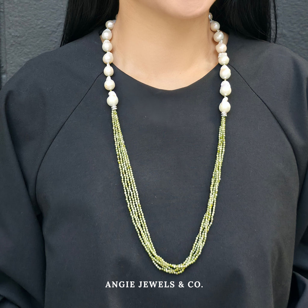 Peazel Baroque Freshwater Pearl Necklace