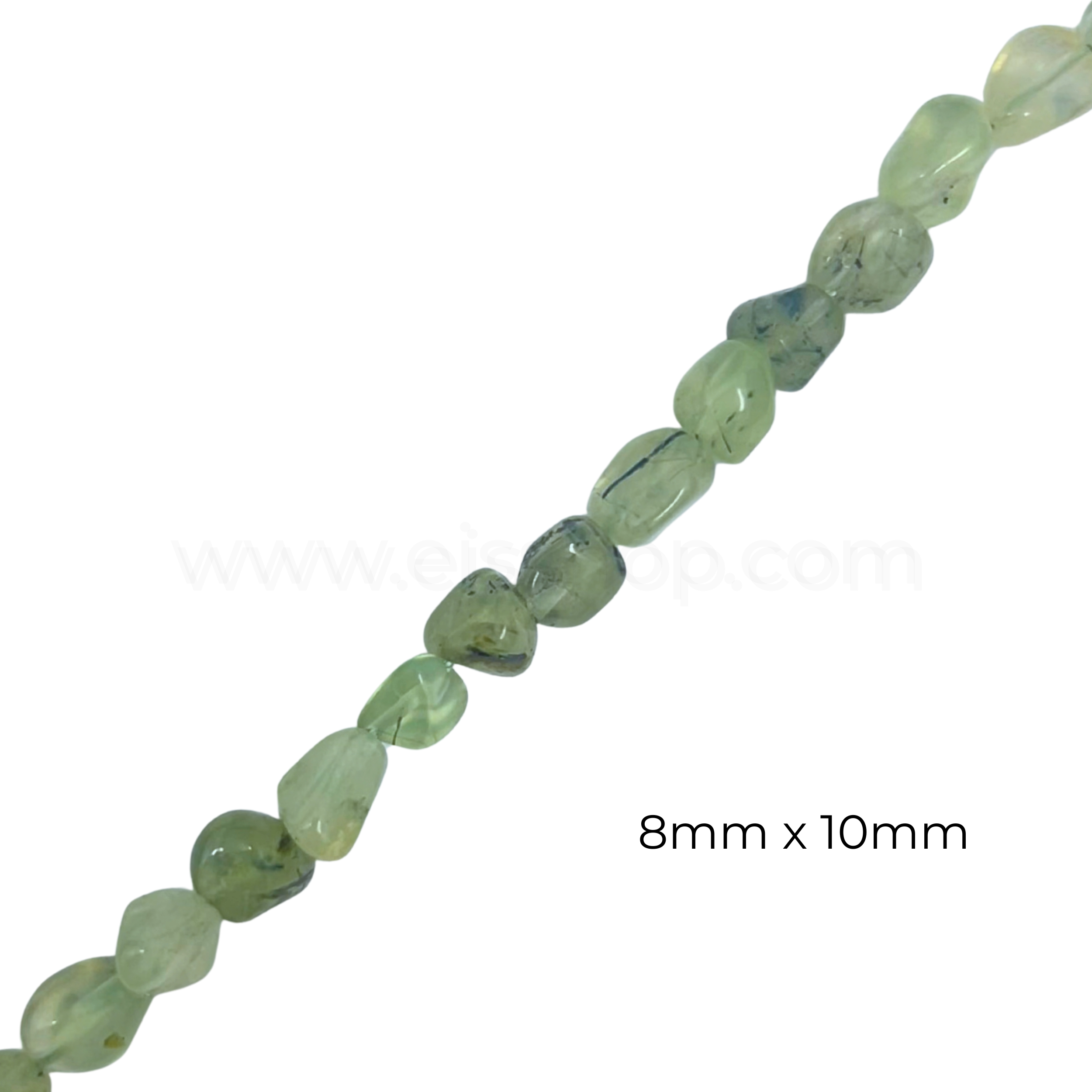 Pebble Prehnite 8x10mm