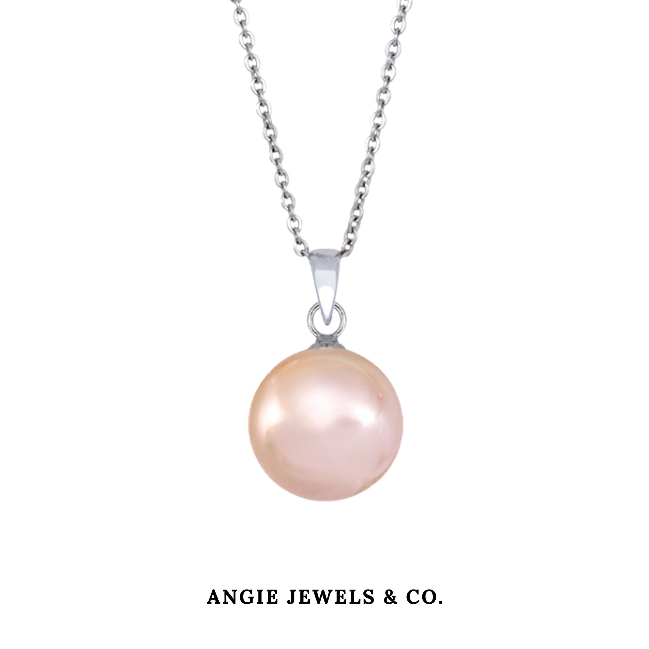 Pink Lydia Shell Pearl Pendant Necklace