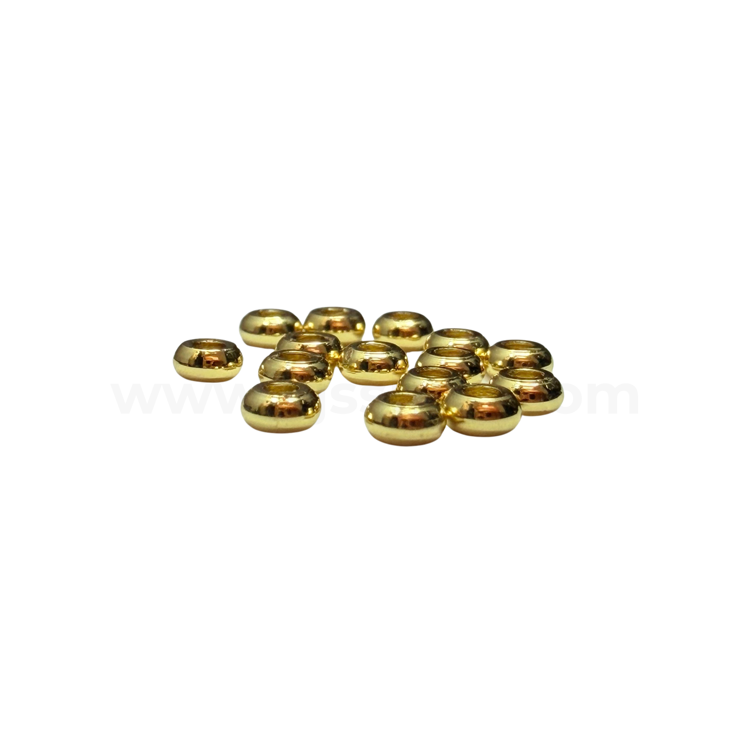 Plain Donut Spacer with Rounded Edges 3mm 4mm