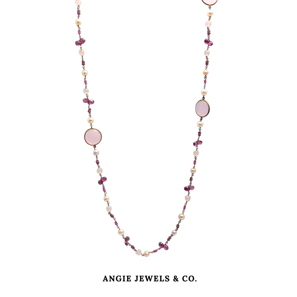 Polinesia Rosse Crystal Necklace