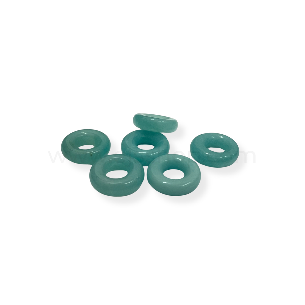 Puff Ring Amzonite 10mm