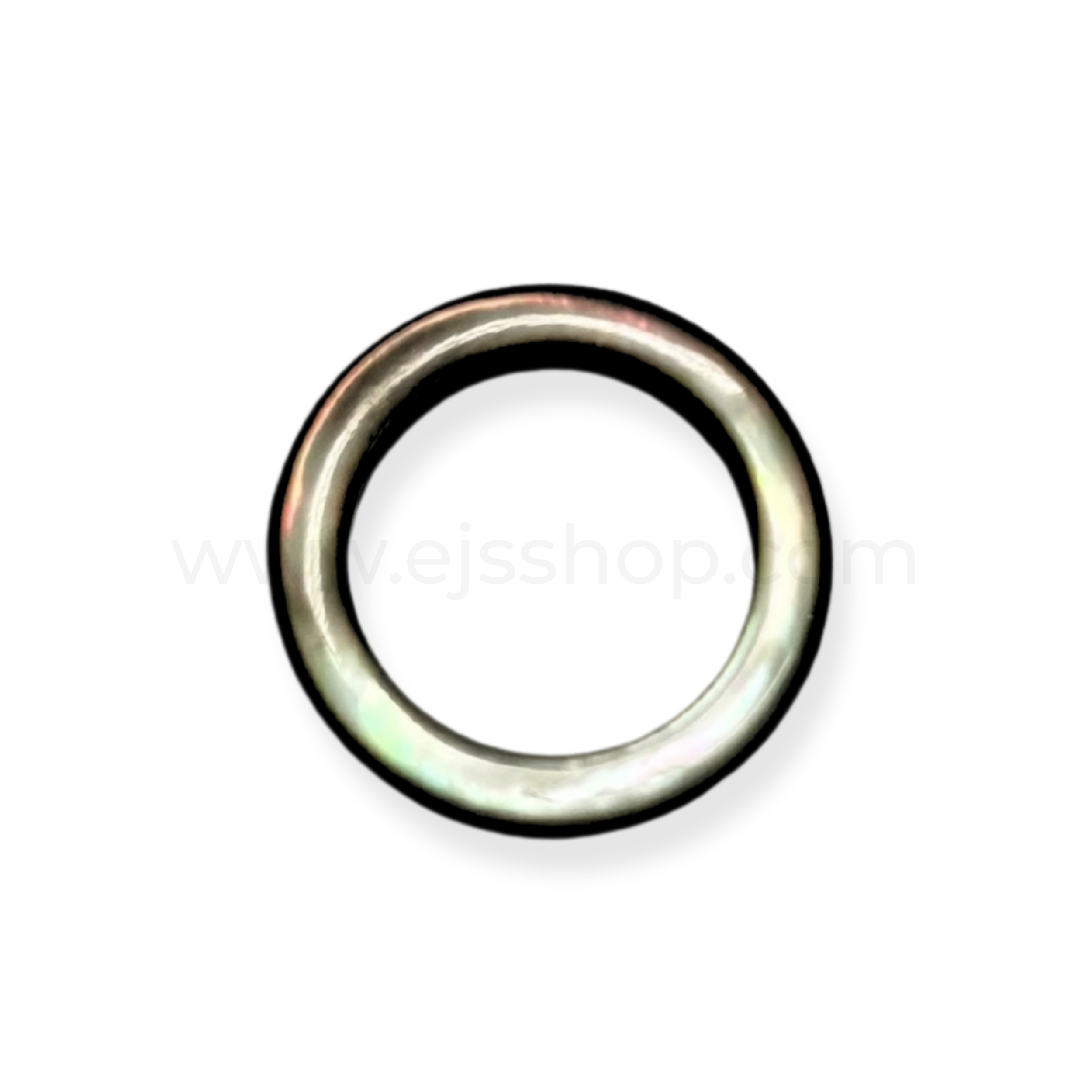 Puff Ring Black Shell 20mm with Hole