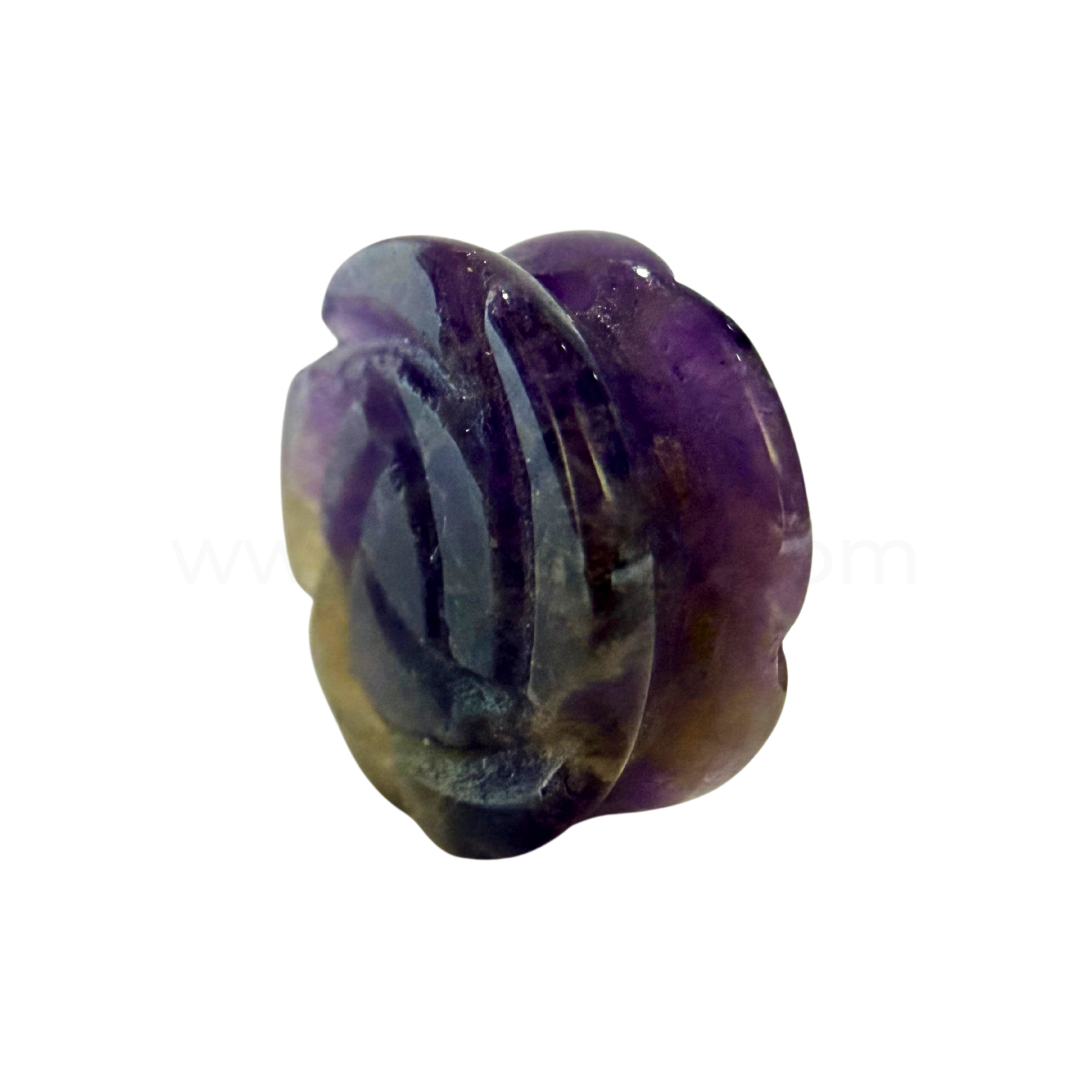 Rose Cut Crystal Amethyst 14mm