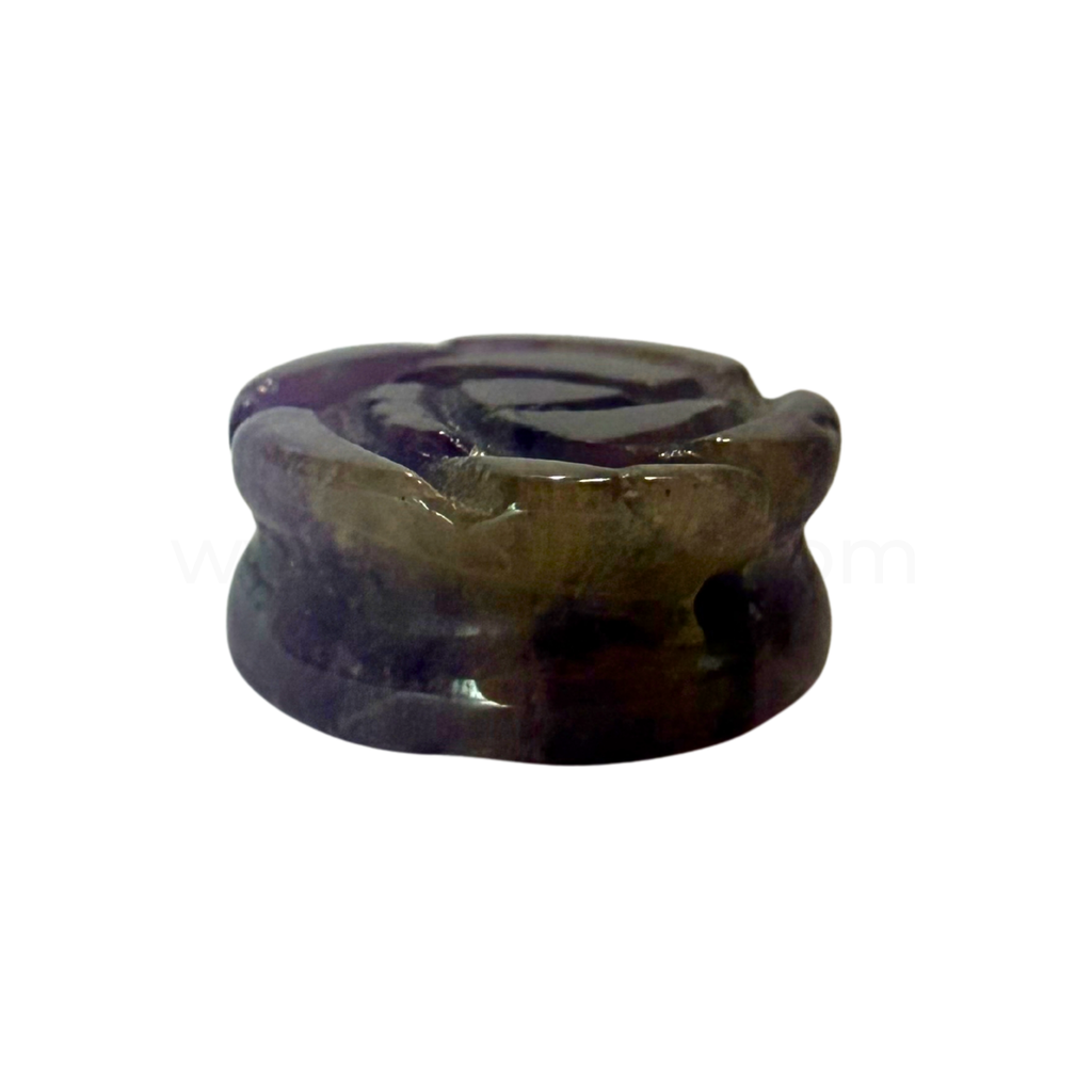 Rose Cut Crystal Amethyst 14mm